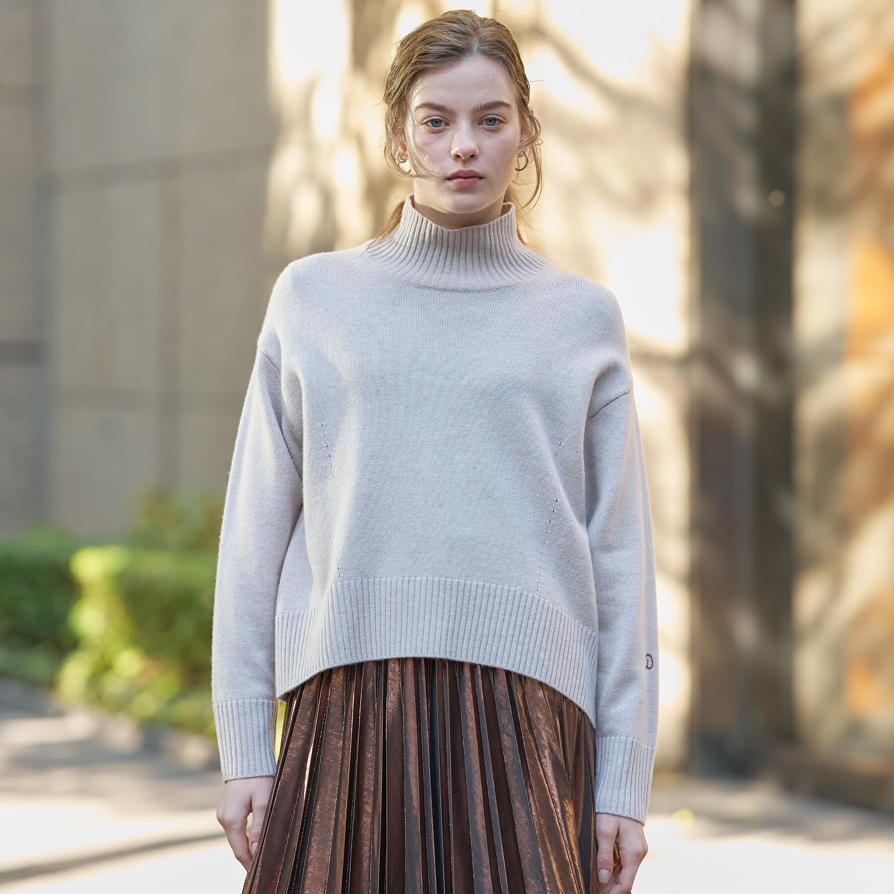 DRESSTERIOR「ミドルゲージハイネックプルオーバー」|ニット・セーター|