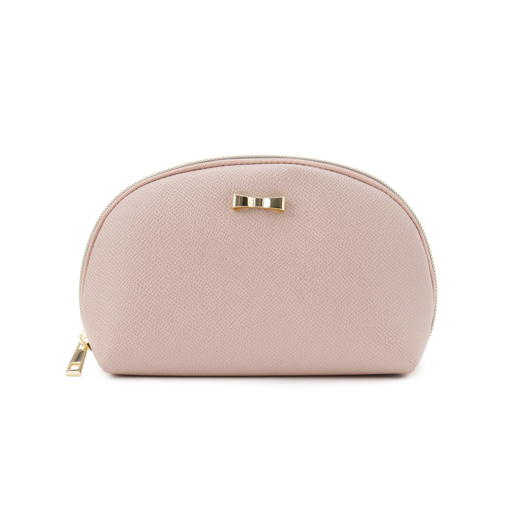 grove「ラウンドリボンポーチ」|ポーチ|ライトピンク(070