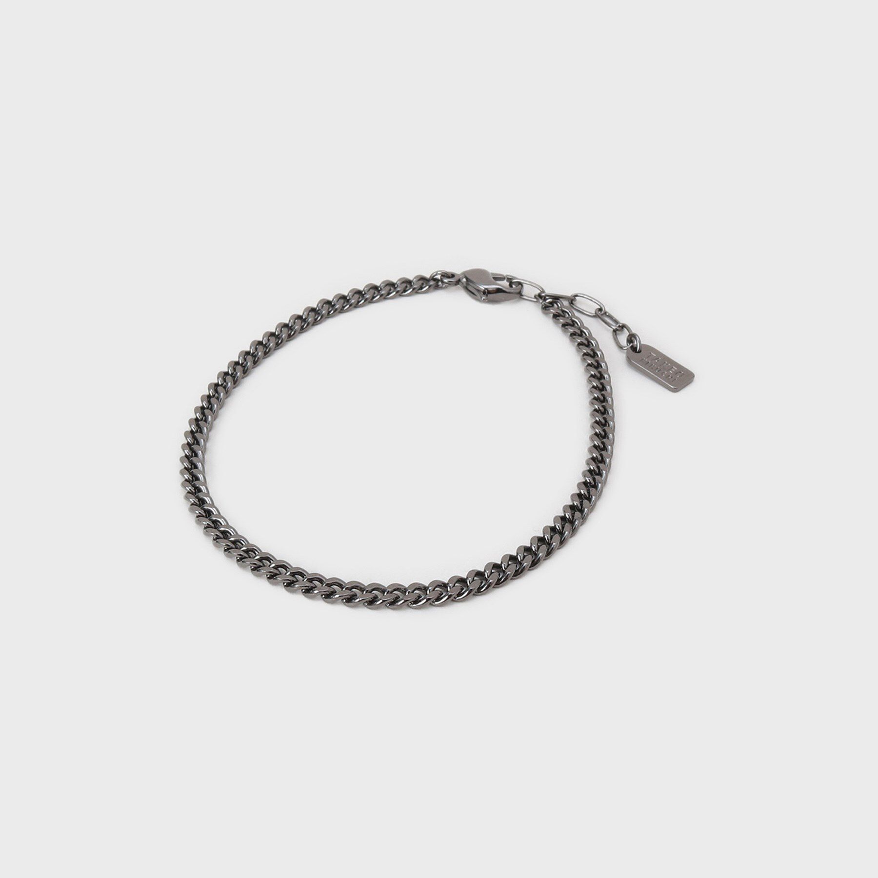 TAKEO KIKUCHI「MIDDLEボリュームブレスレット」|ブレスレット・バングル|ブラックシルバー(0