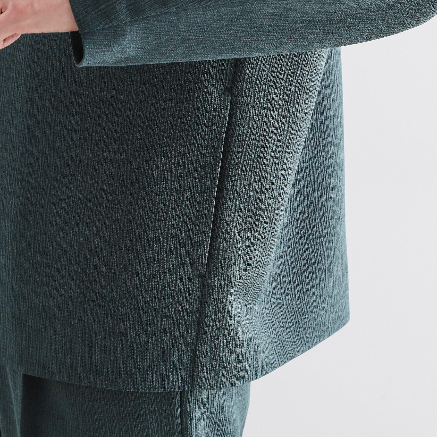 tk.TAKEO KIKUCHI「【セットアップ対応】テッククレープノーカラージャケット」|ノーカラージャケット|