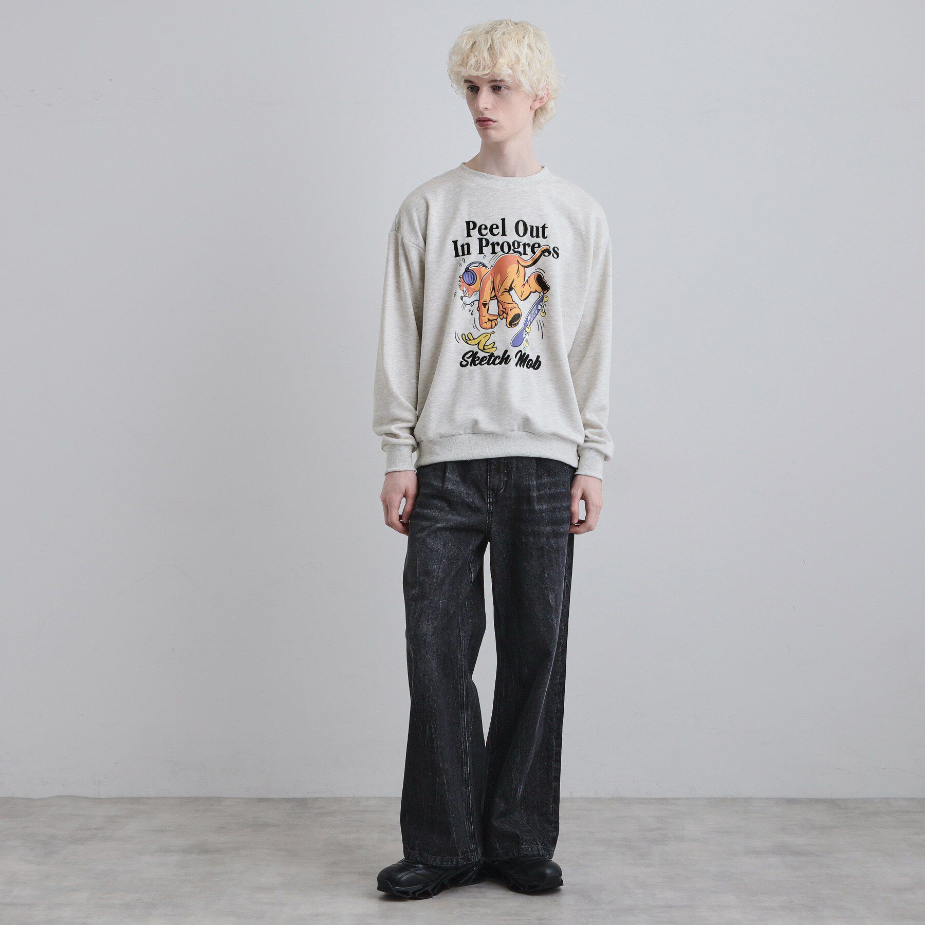 tk.TAKEO KIKUCHI「ポップ刺繍スウェット」|パーカー|