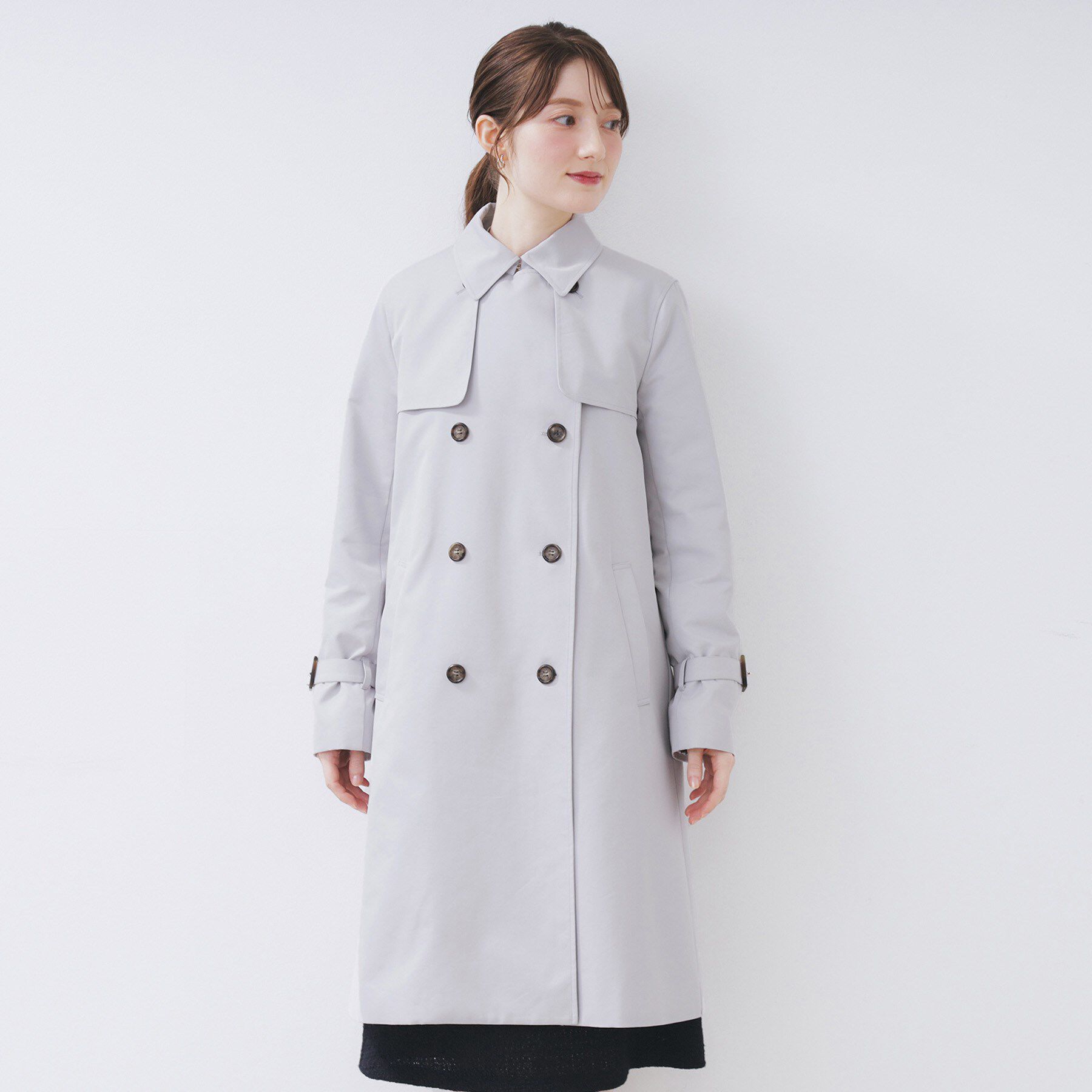 index「トレンチコート【洗濯機OK/撥水/花粉対応】《XS～3L》」|トレンチコート|