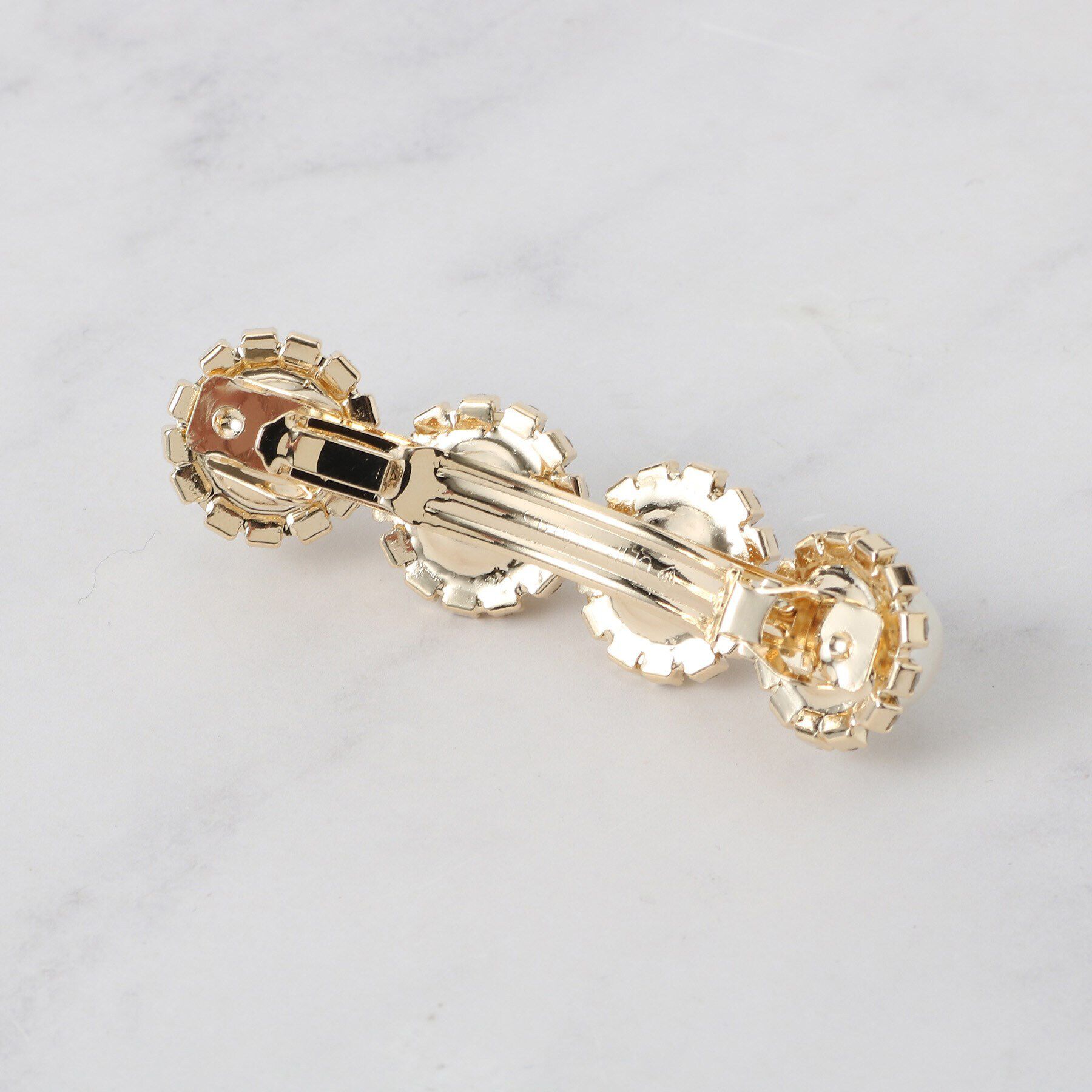 Couture broach「パール調ビジューデザインバレッタ」|その他|