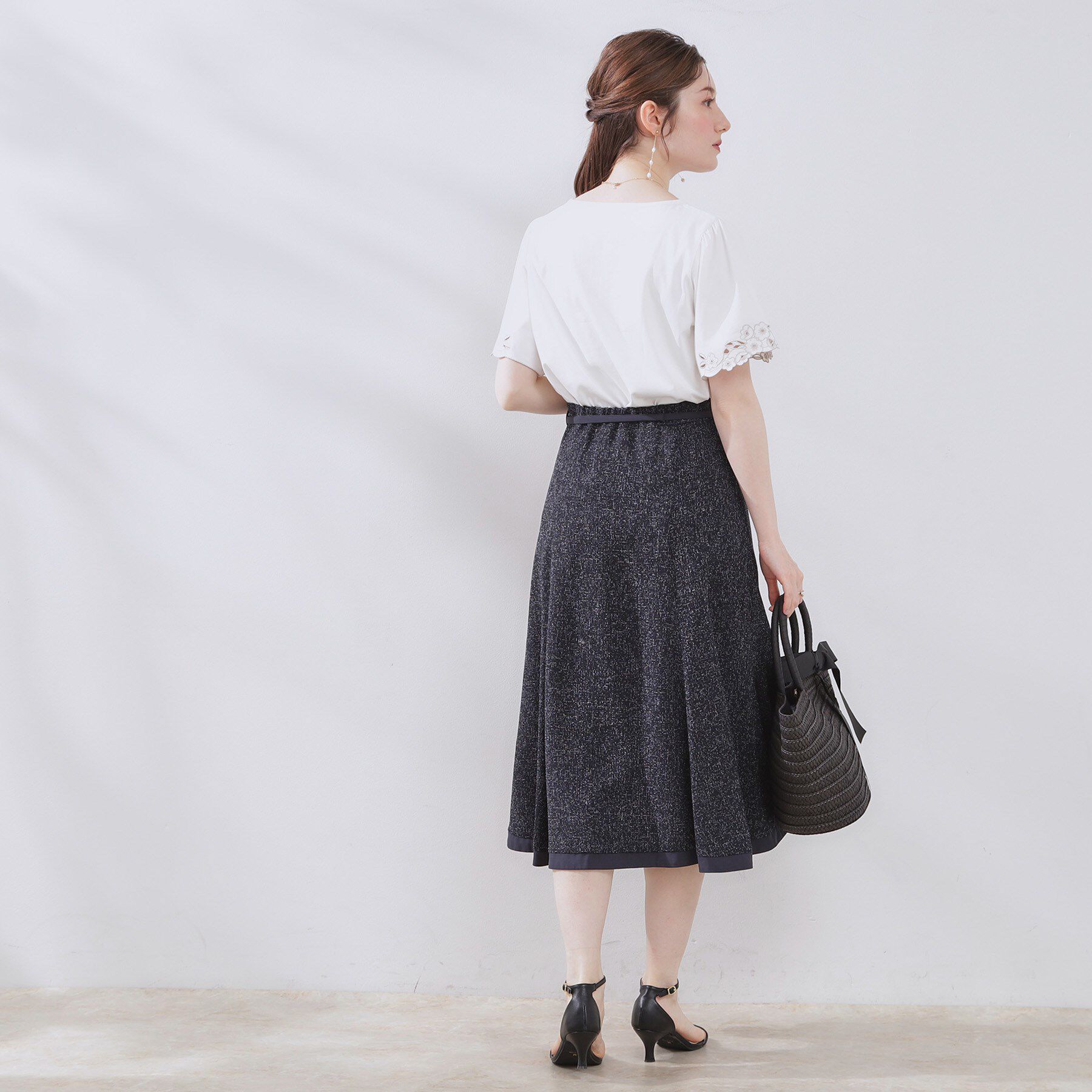 Couture broach「【接触冷感・UVカット】袖エンブロサイロコンパクトトップス」|Tシャツ・カットソー|