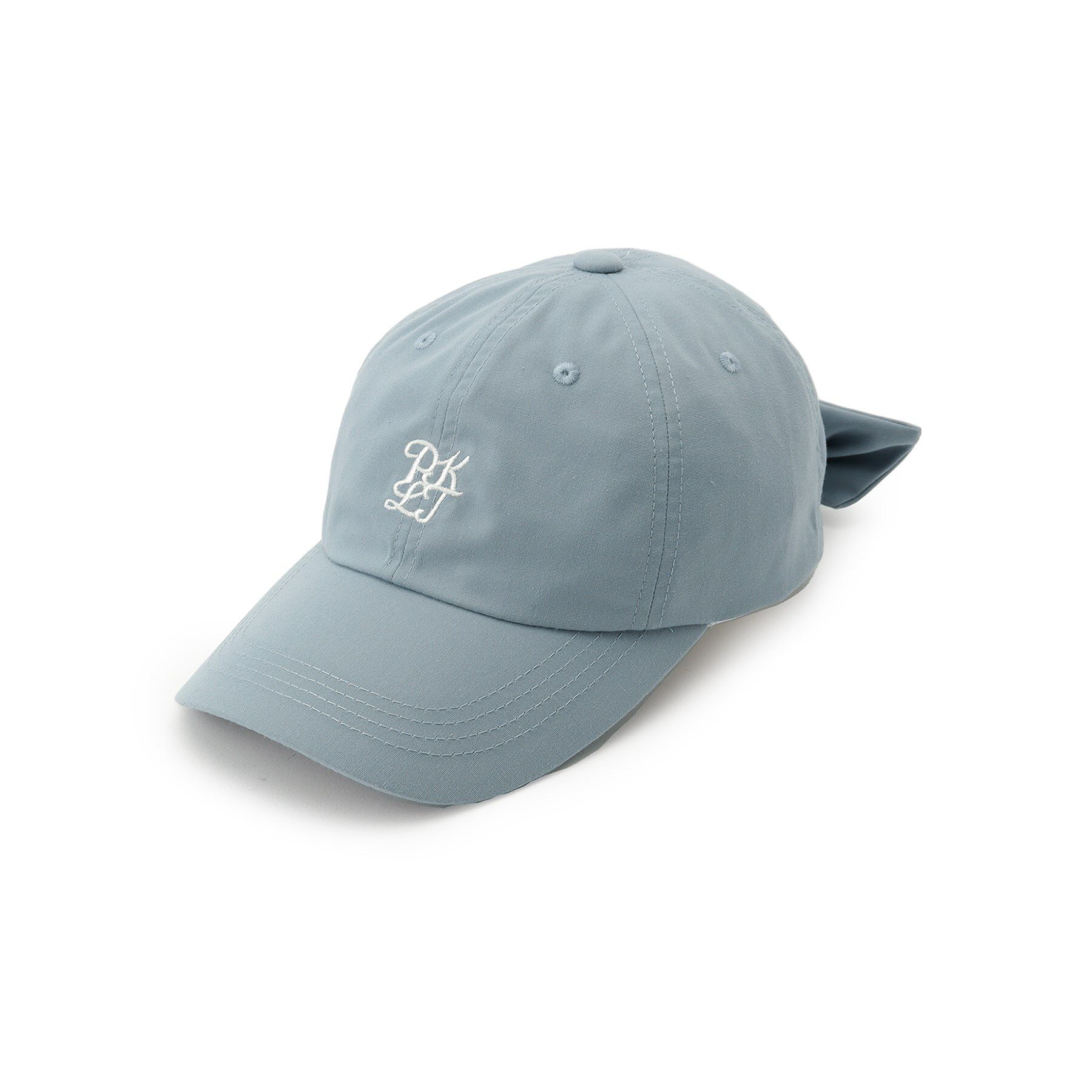 PINK-latte「バックリボンキャップ」|キャップ・キャスケット|ブルー(091)