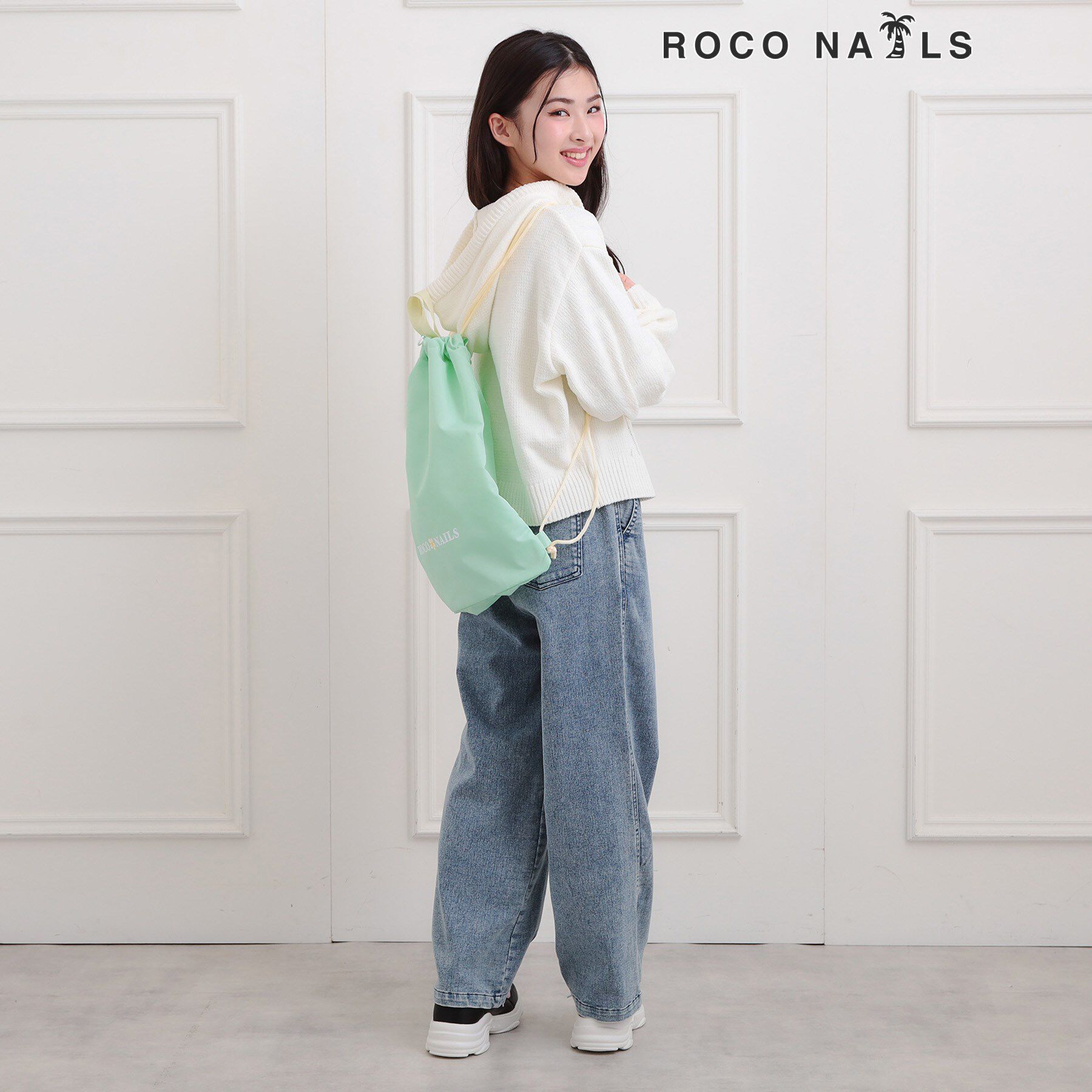 PINK-latte「【ロコネイル ROCO NAILS】ナップサック」|リュック|