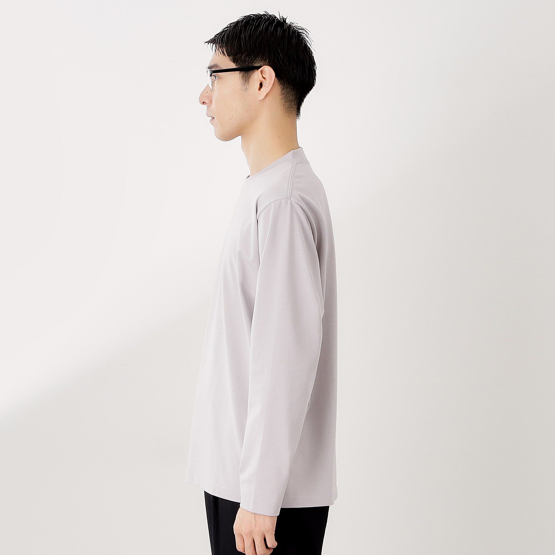 THE SHOP TK「ジャケット長袖Tシャツ 【ON/OFF兼用】」|Tシャツ・カットソー|