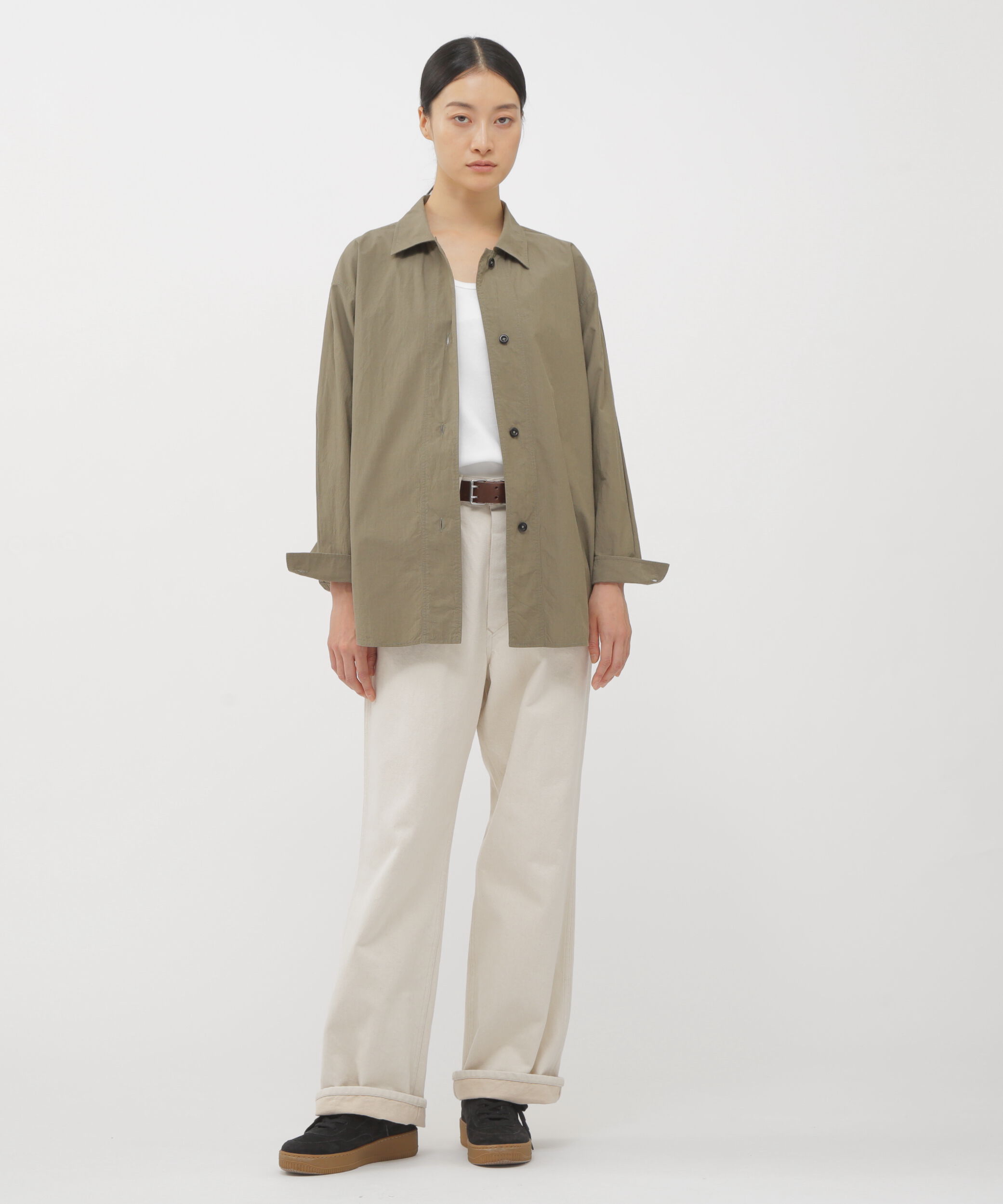 MHL.「BRUSHED COTTON CHAMBRAY SHIRT」|シャツ・ブラウス|