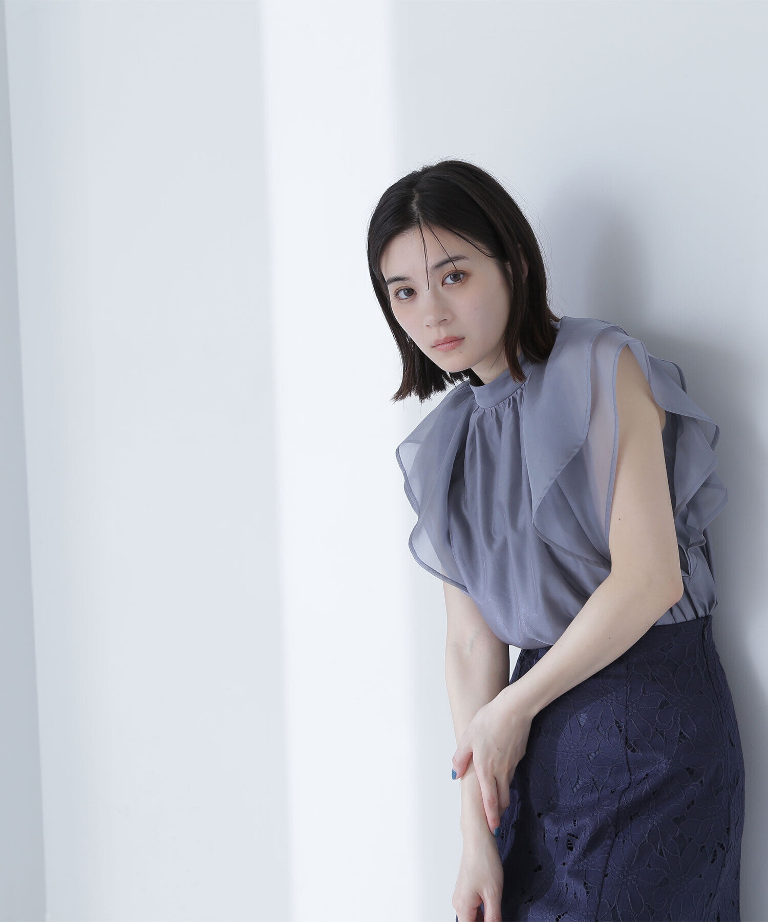  「シアーフレアスリーブブラウス」|シャツ・ブラウス|