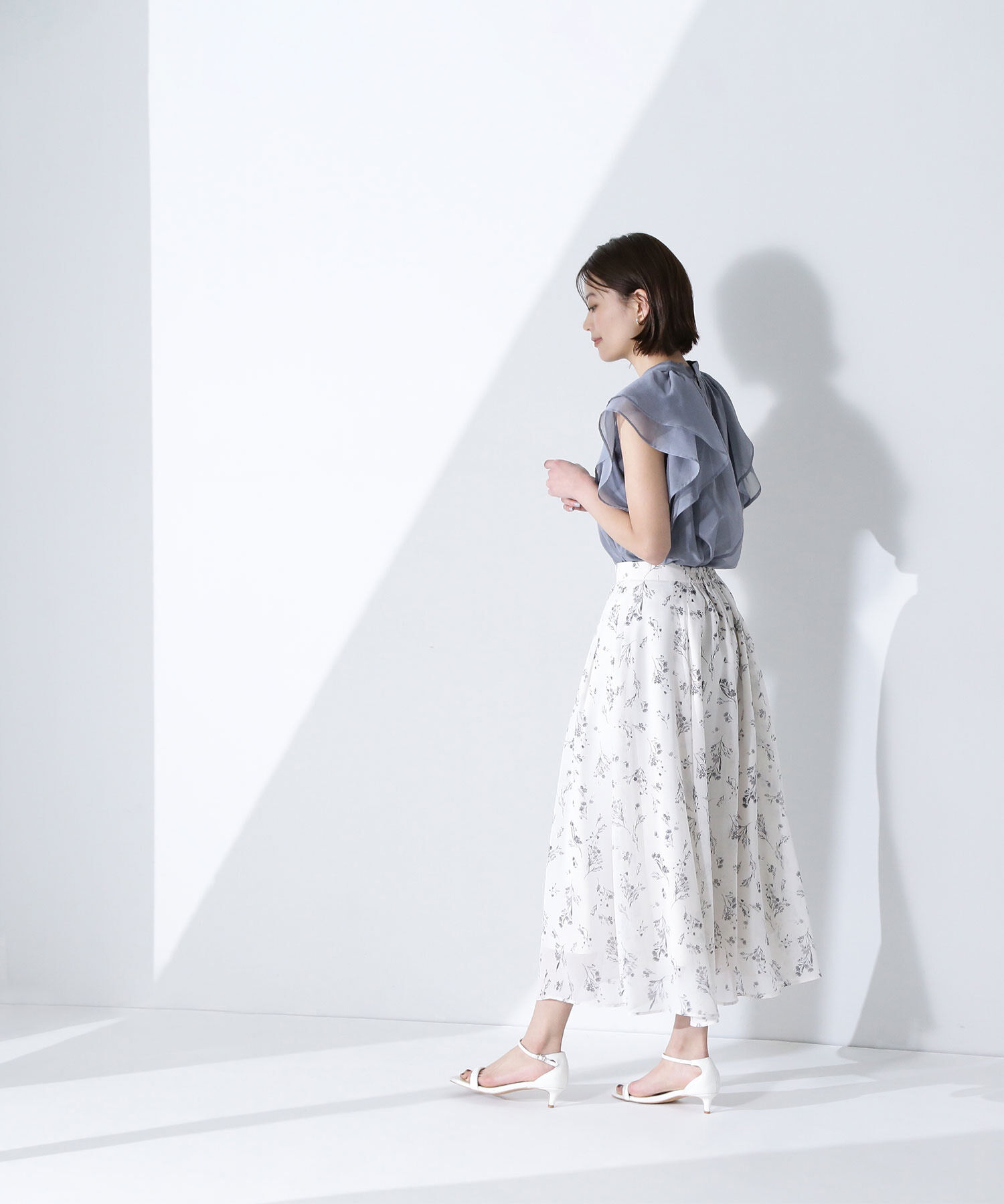  「シアーフレアスリーブブラウス」|シャツ・ブラウス|