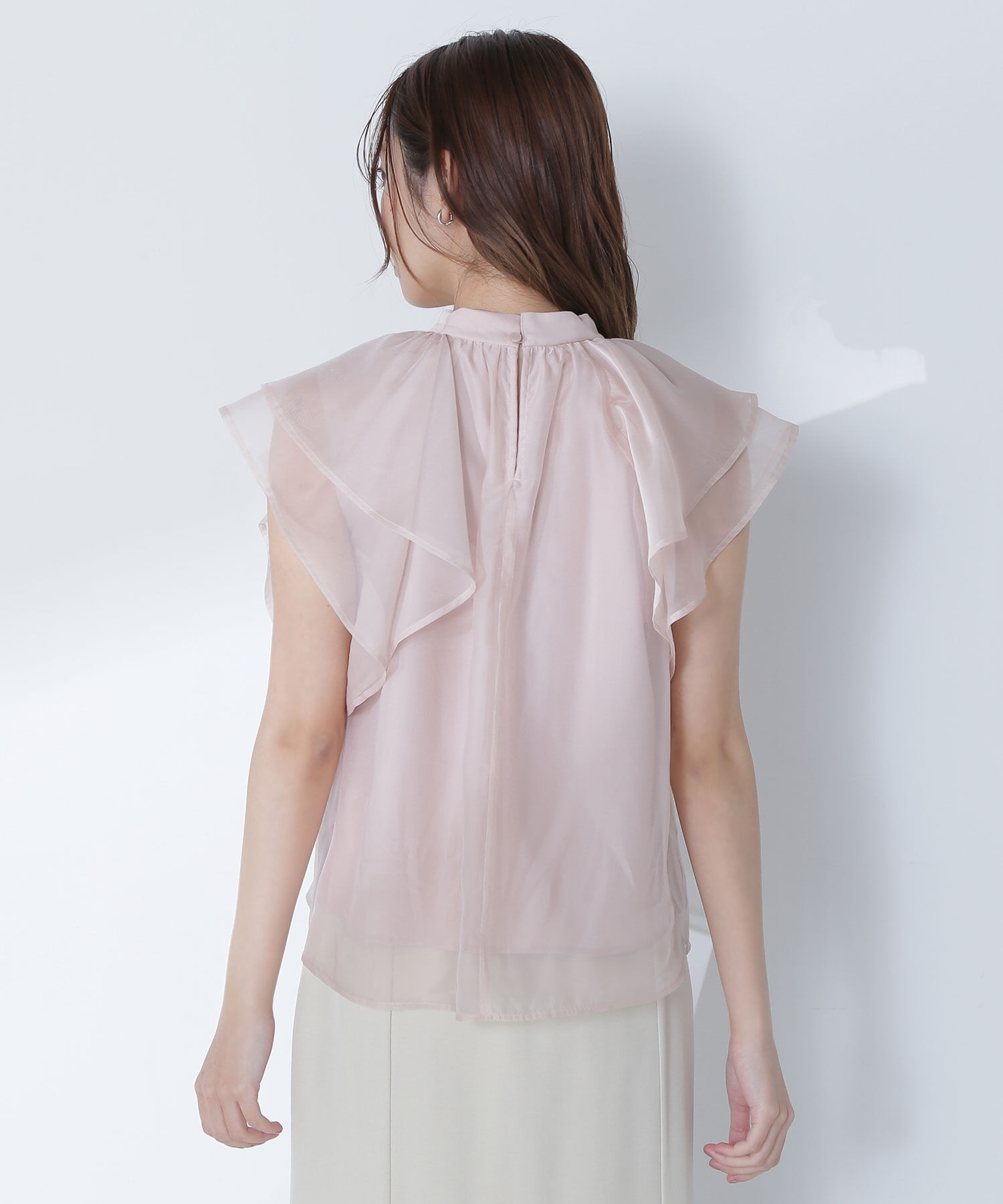  「シアーフレアスリーブブラウス」|シャツ・ブラウス|