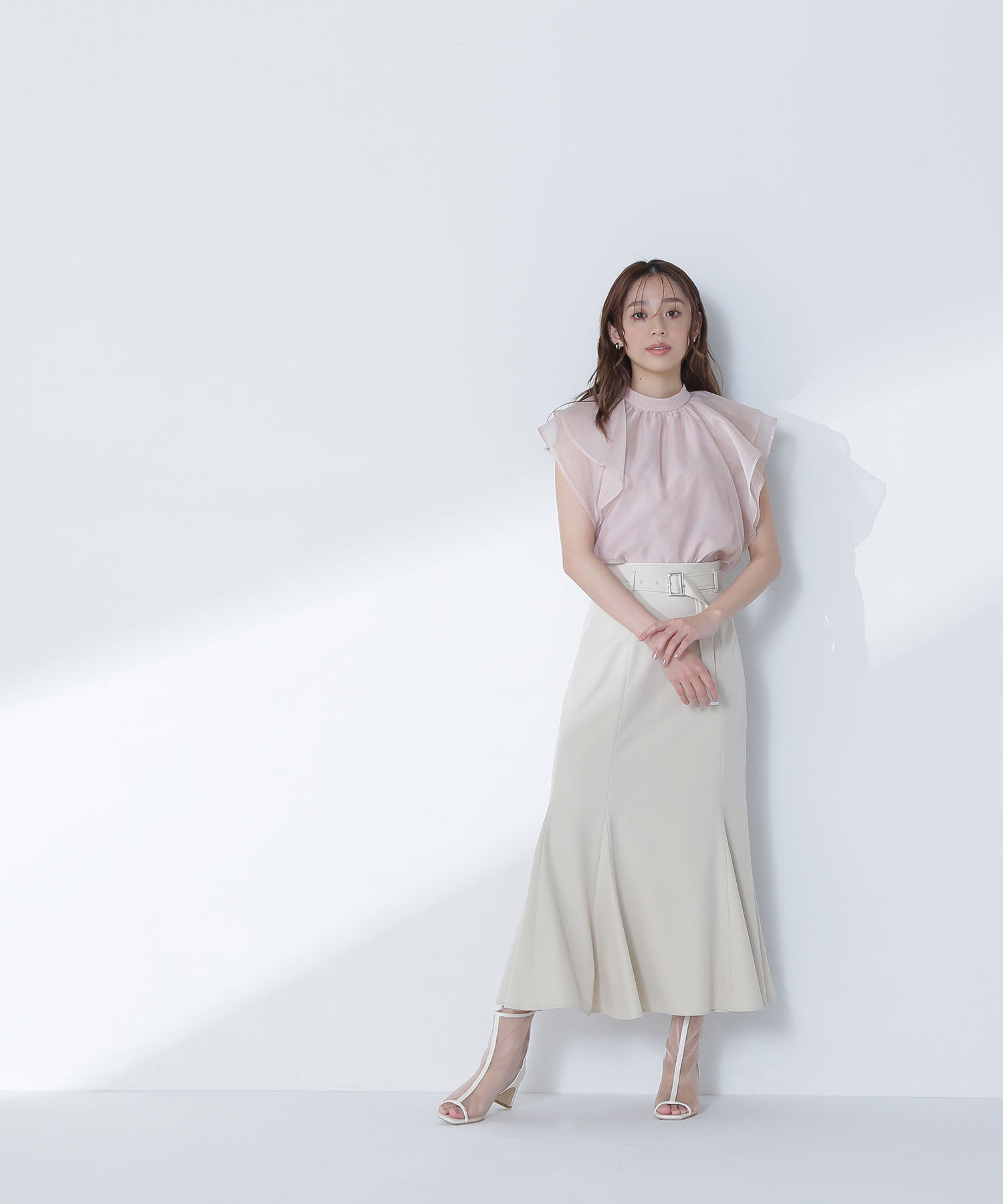  「シアーフレアスリーブブラウス」|シャツ・ブラウス|