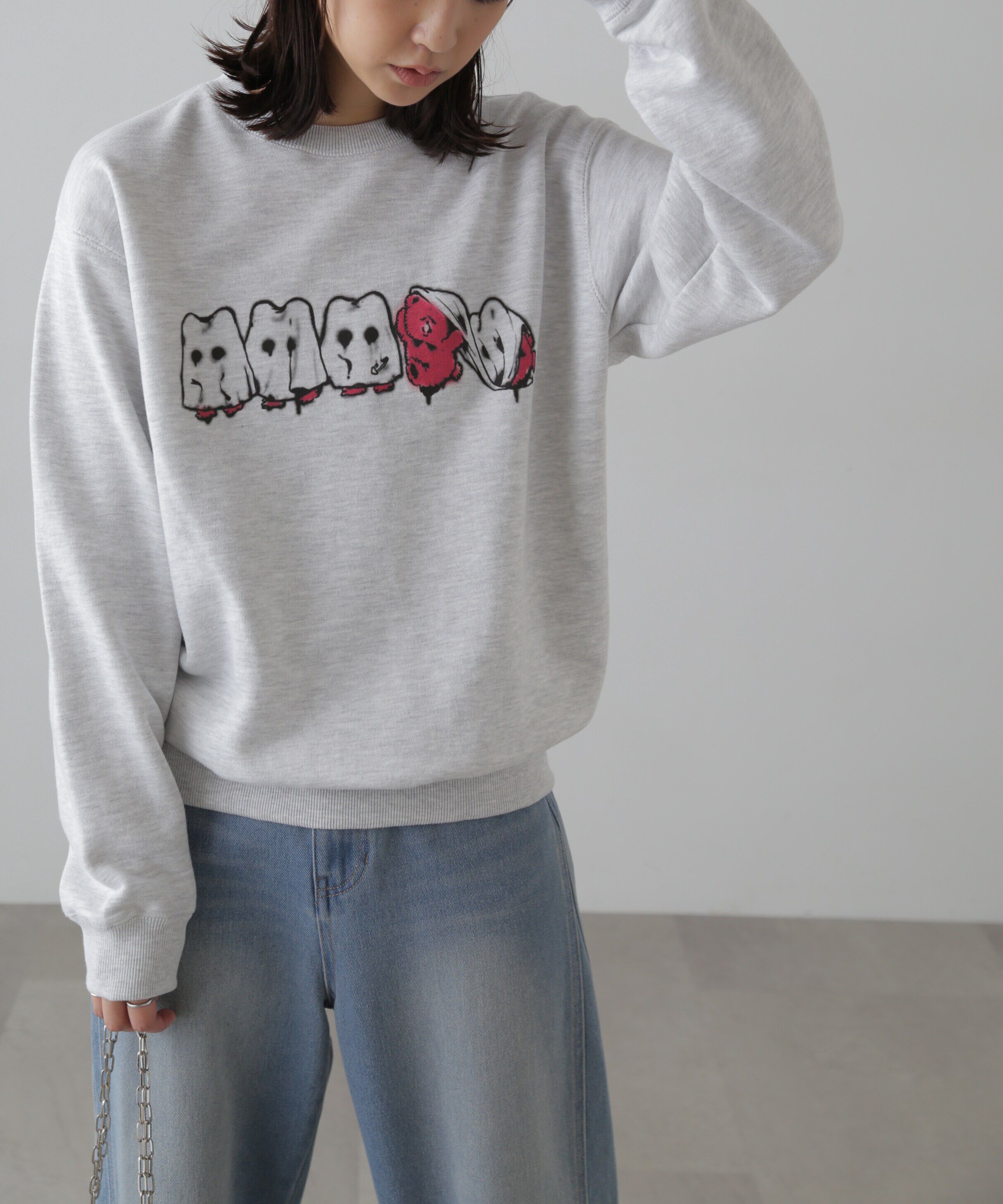  「full_kado スウェット」|Tシャツ・カットソー|オートミール1