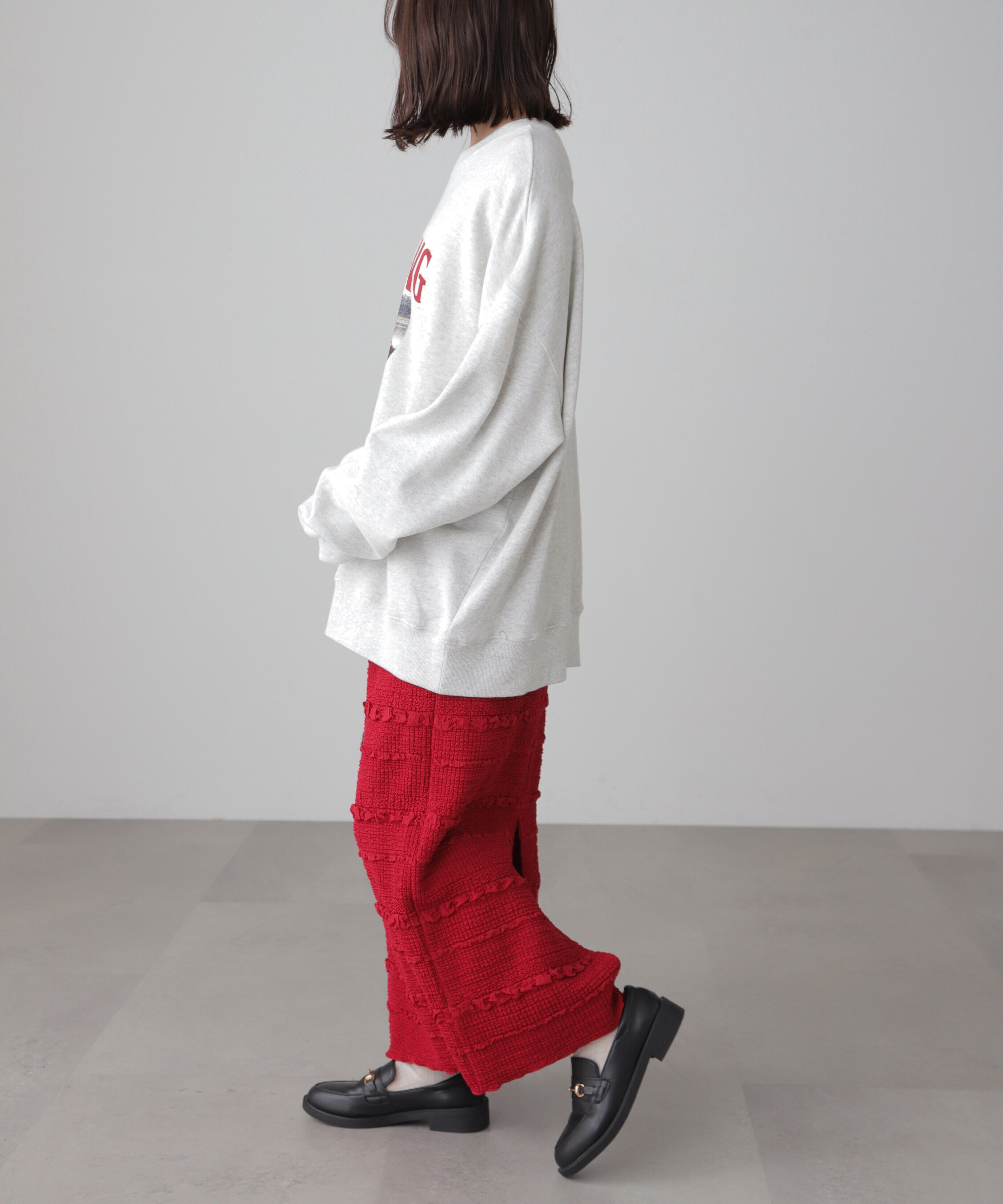  「マウンテンプリントビッグスウェット」|Tシャツ・カットソー|