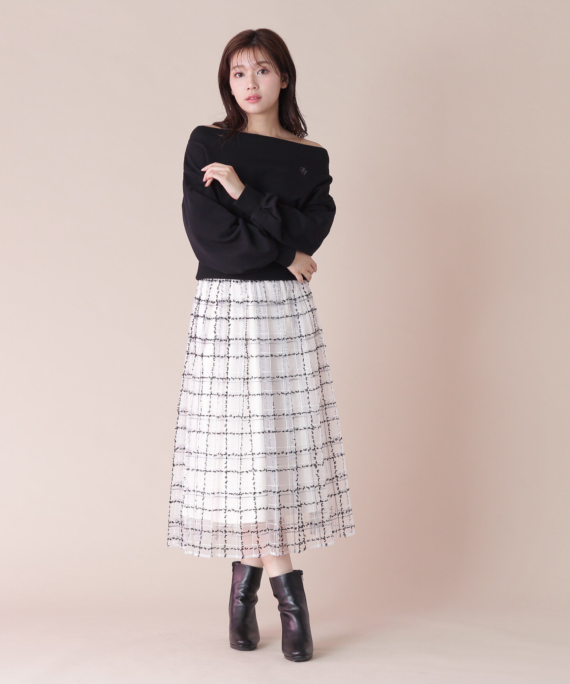  「オフショルカットソートップス」|Tシャツ・カットソー|