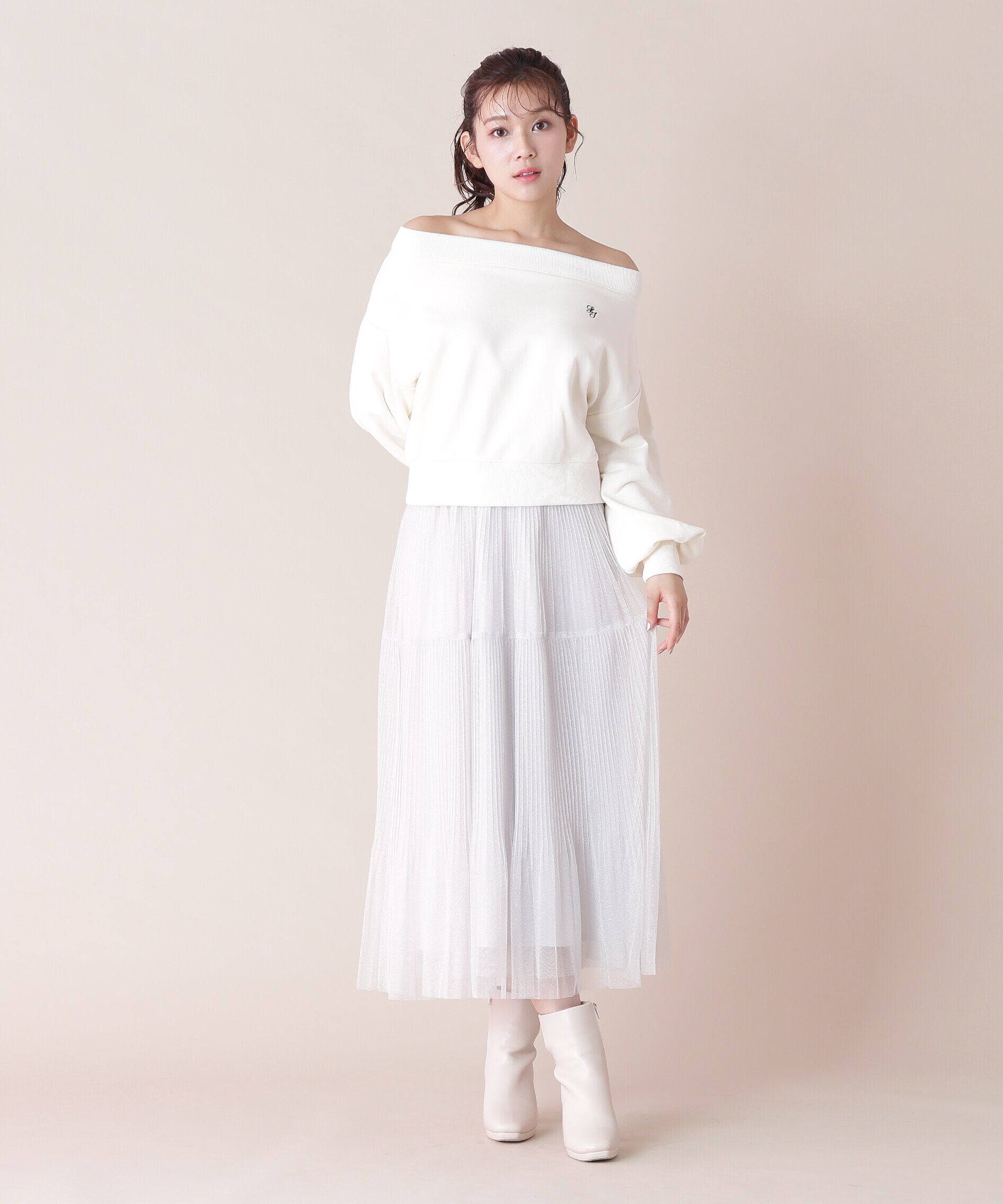  「オフショルカットソートップス」|Tシャツ・カットソー|