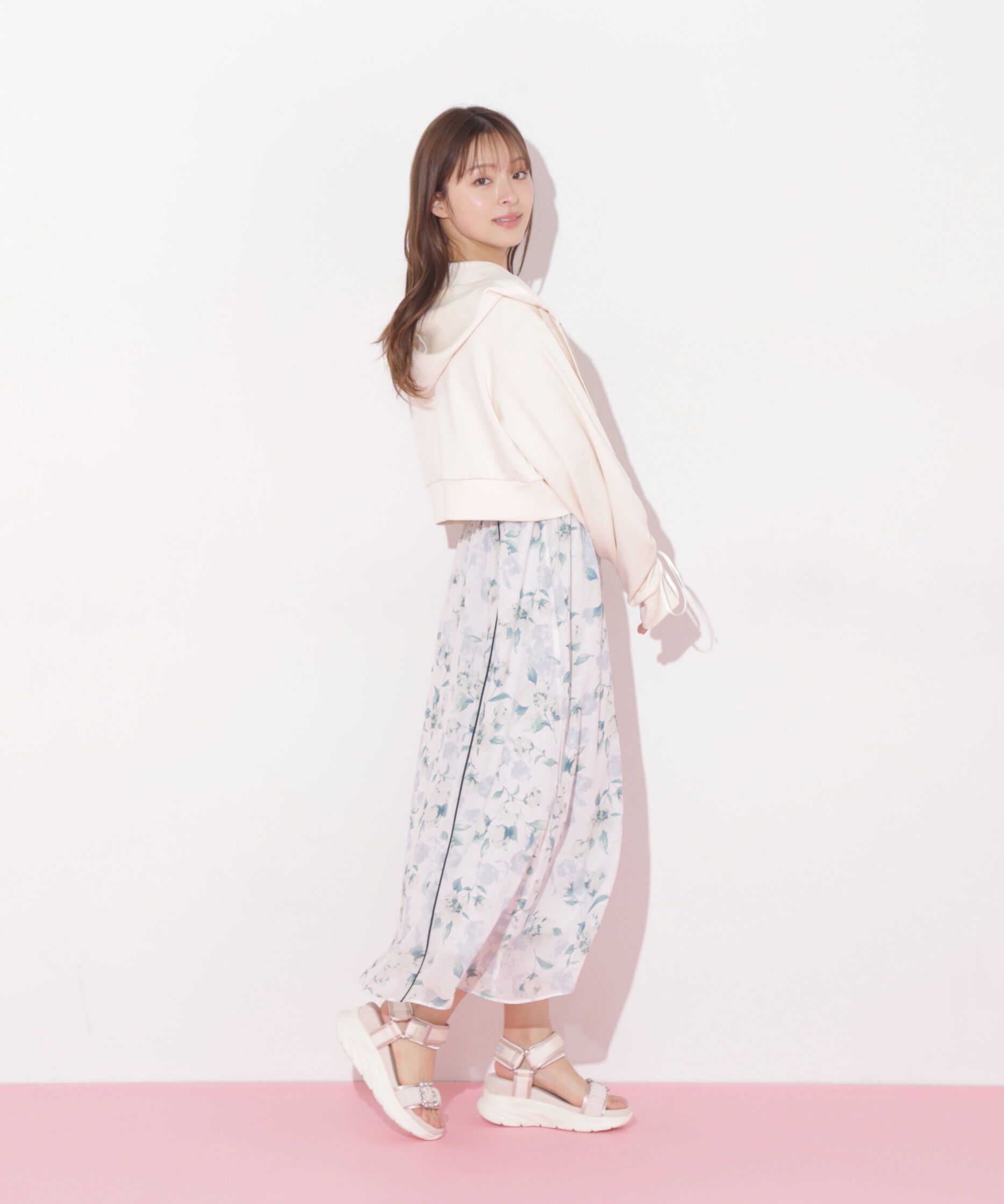  「ギャザースリーブダイバーパーカー」|Tシャツ・カットソー|