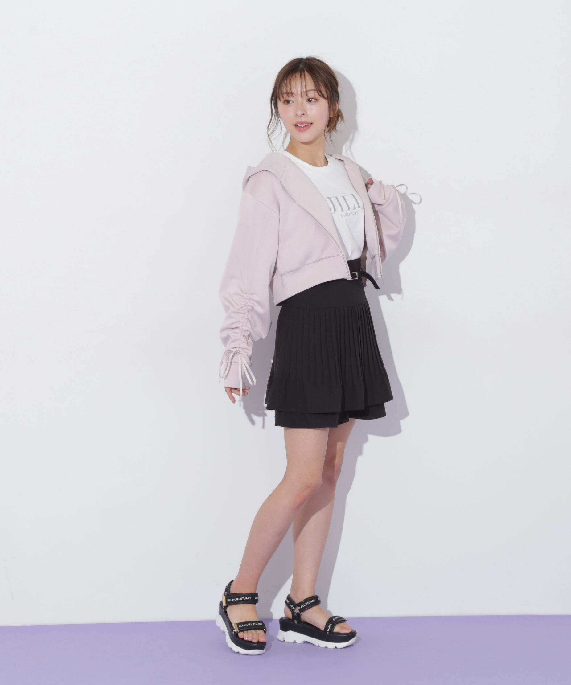  「ギャザースリーブダイバーパーカー」|Tシャツ・カットソー|