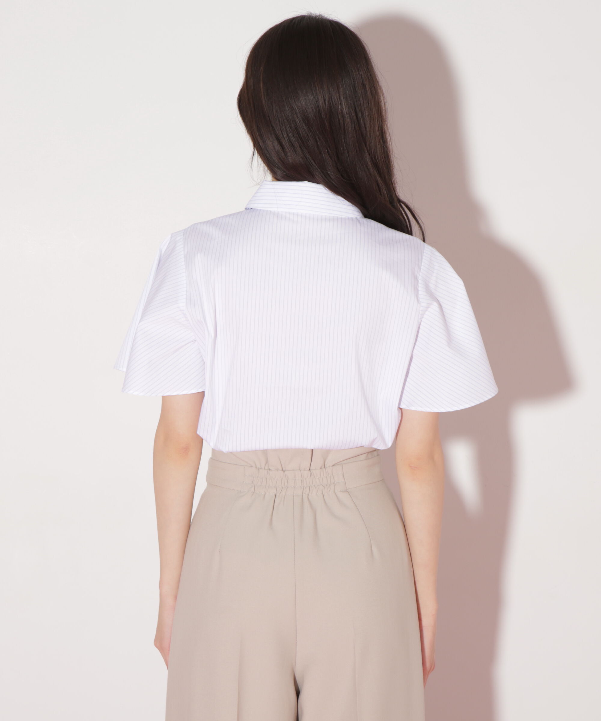  「配色ボウタイブラウス」|シャツ・ブラウス|