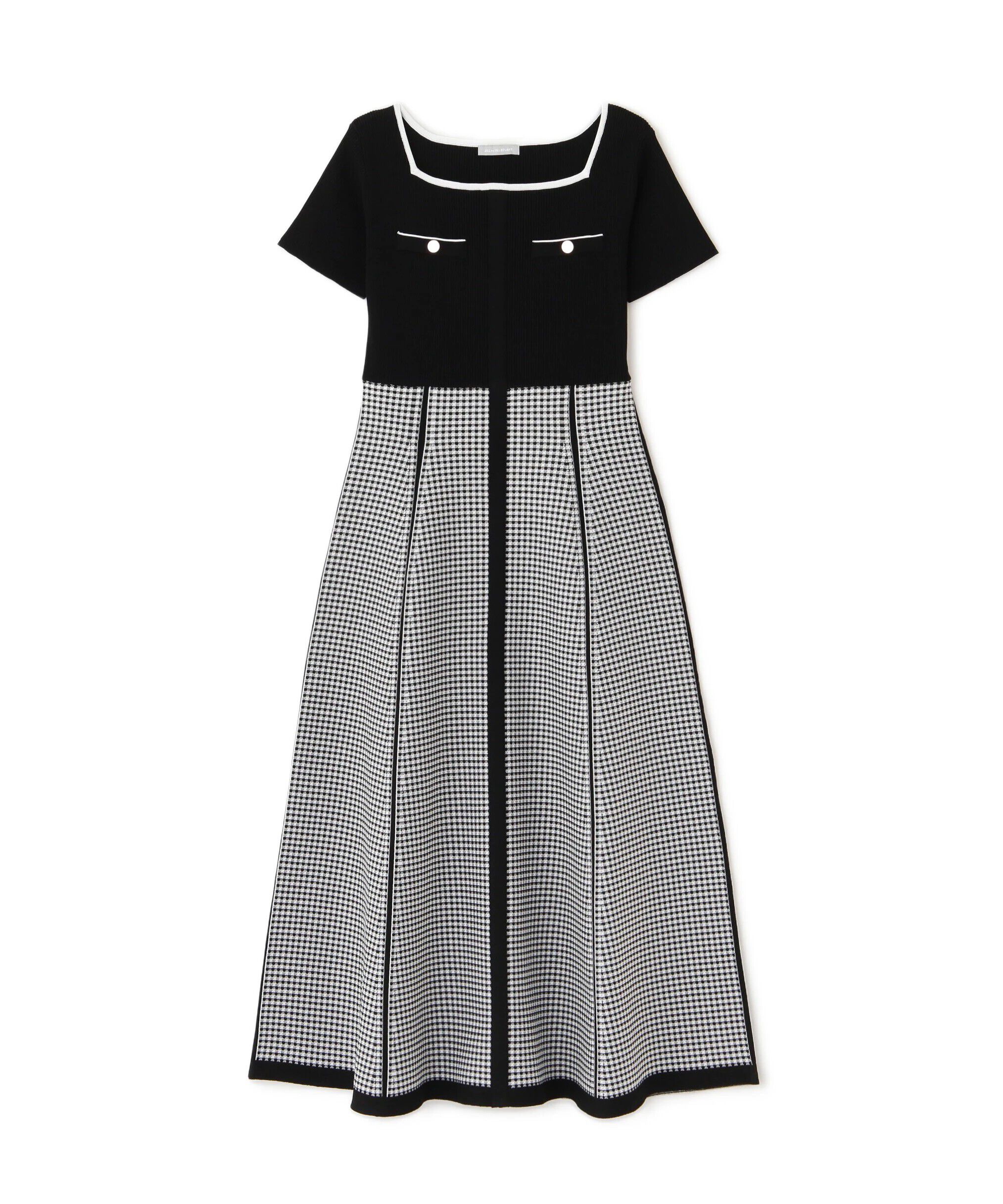  「ジャガードニットフレアワンピース」|ワンピース|