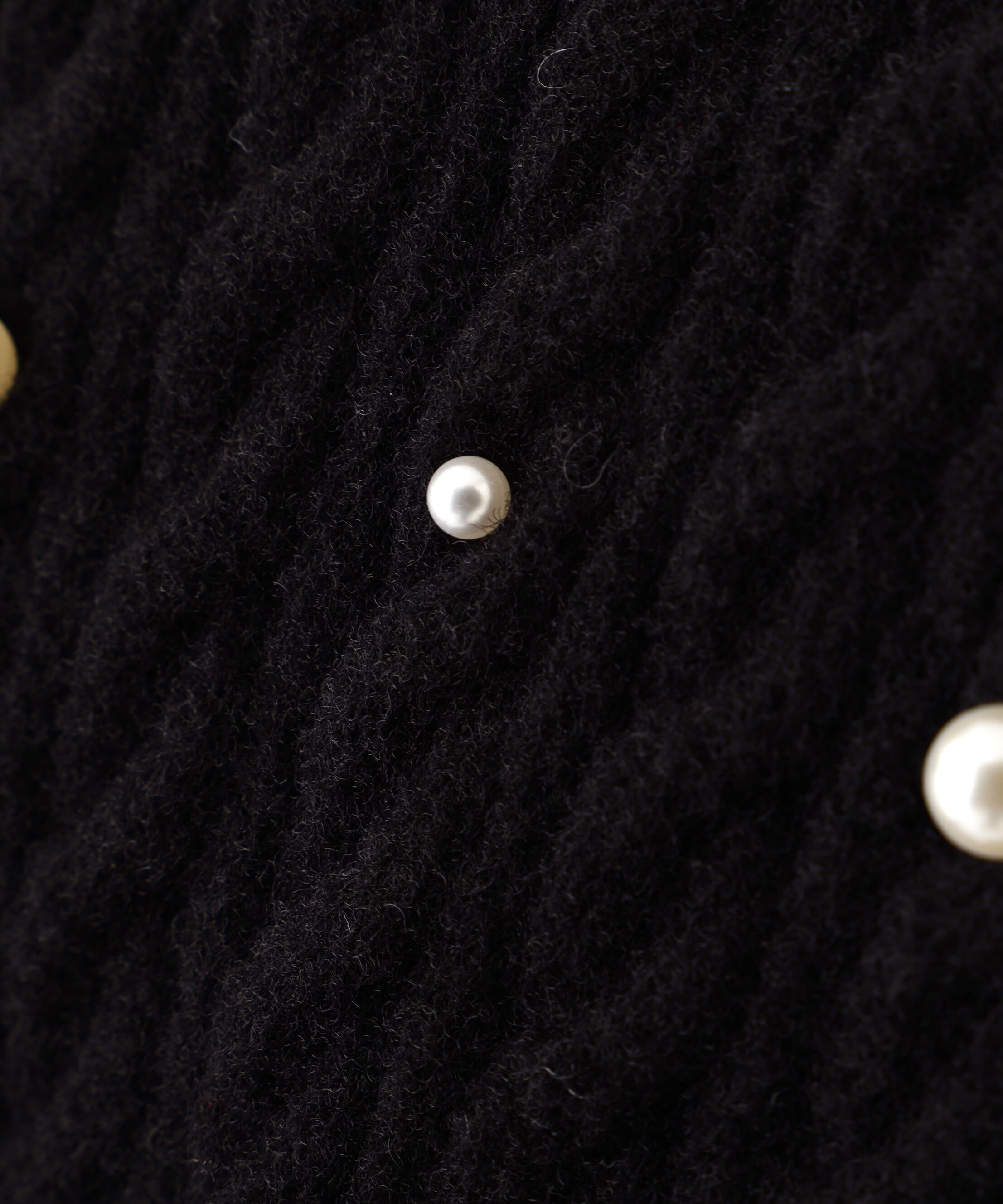  「ランダムパールミニケーブルニット」|ニット・セーター|