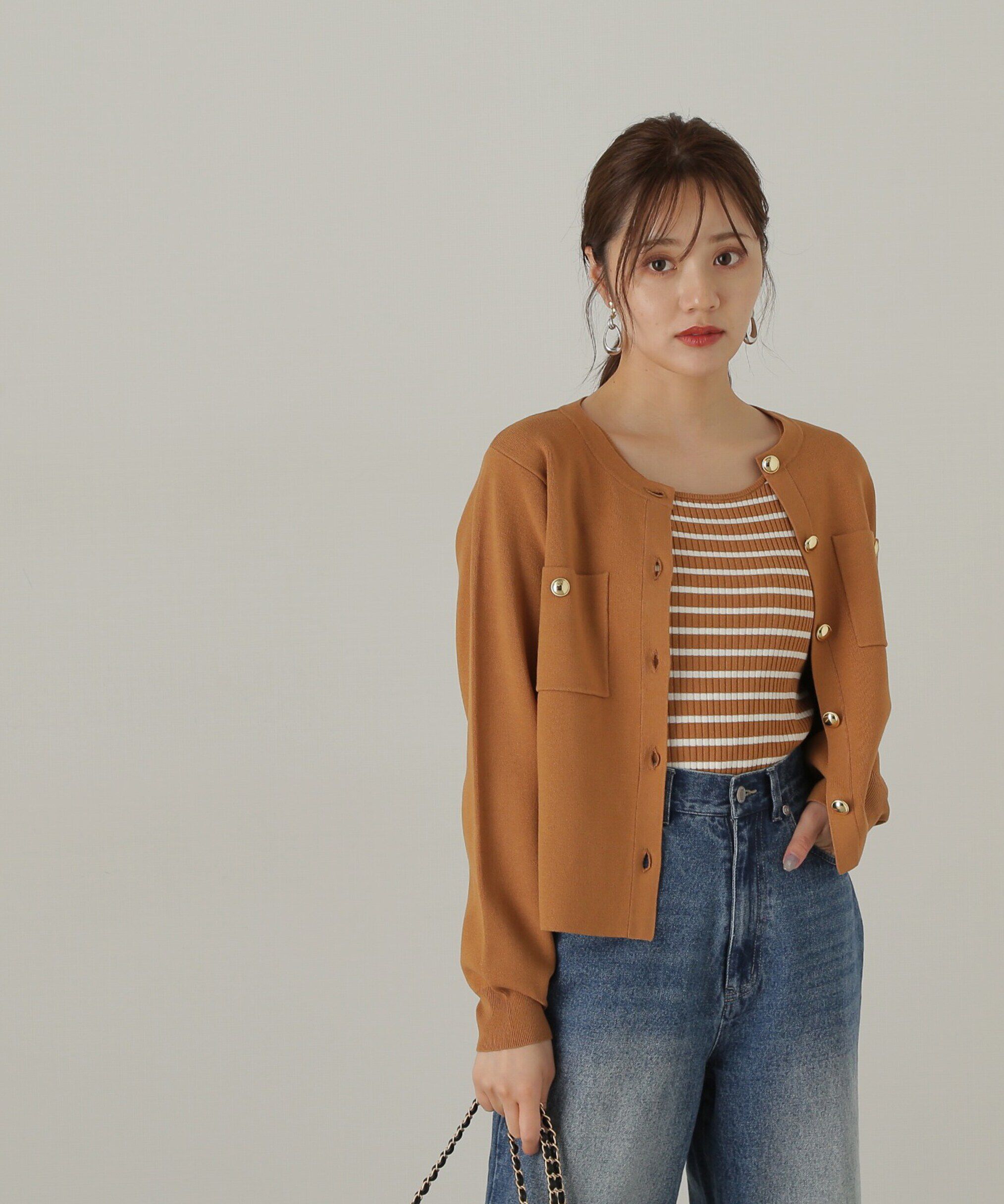 PROPORTION BODY DRESSING「金ボタンカーデ　24AW」|カーディガン|