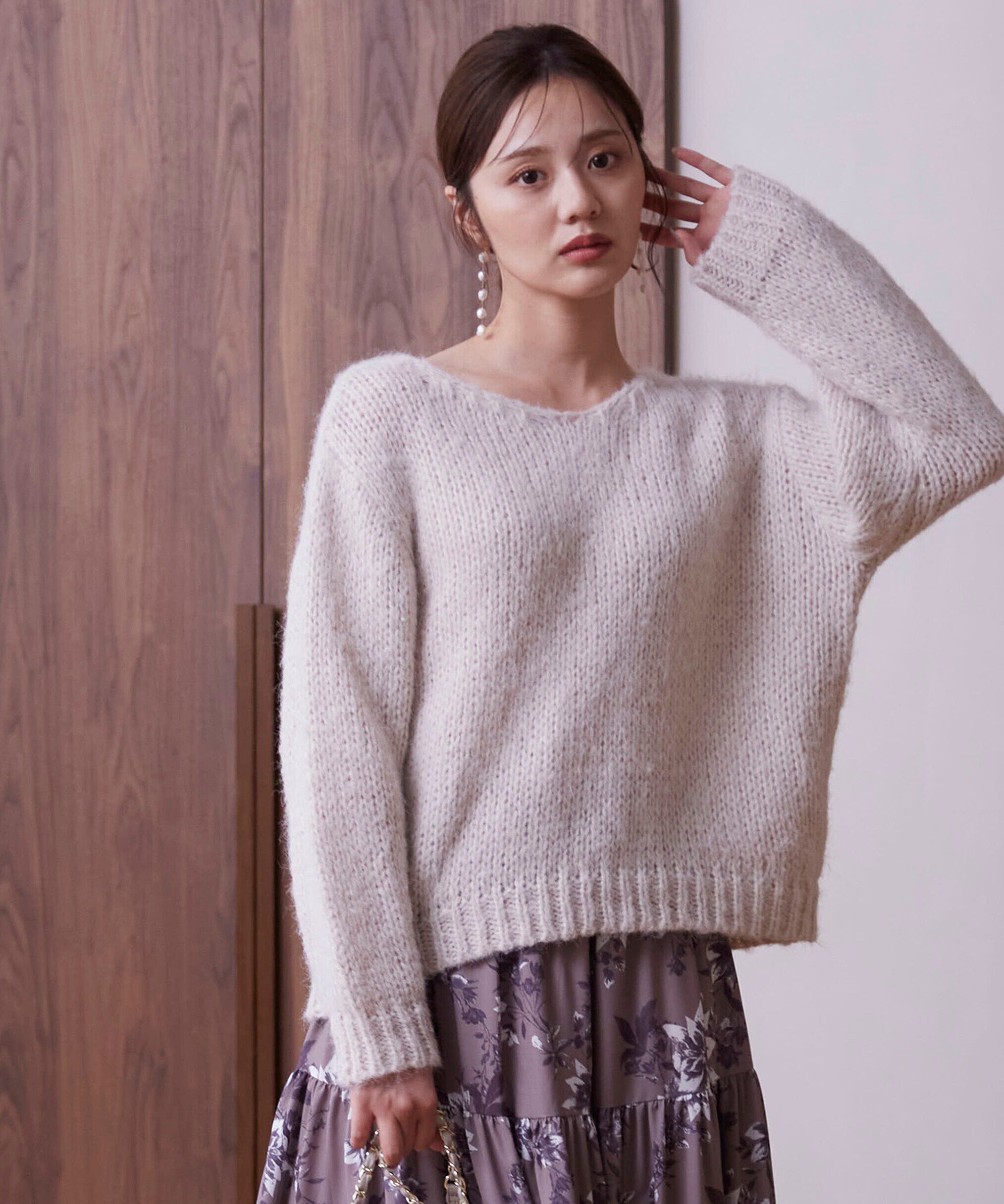 PROPORTION BODY DRESSING「ローゲージニット　24AW」|ニット・セーター|ライトベージ