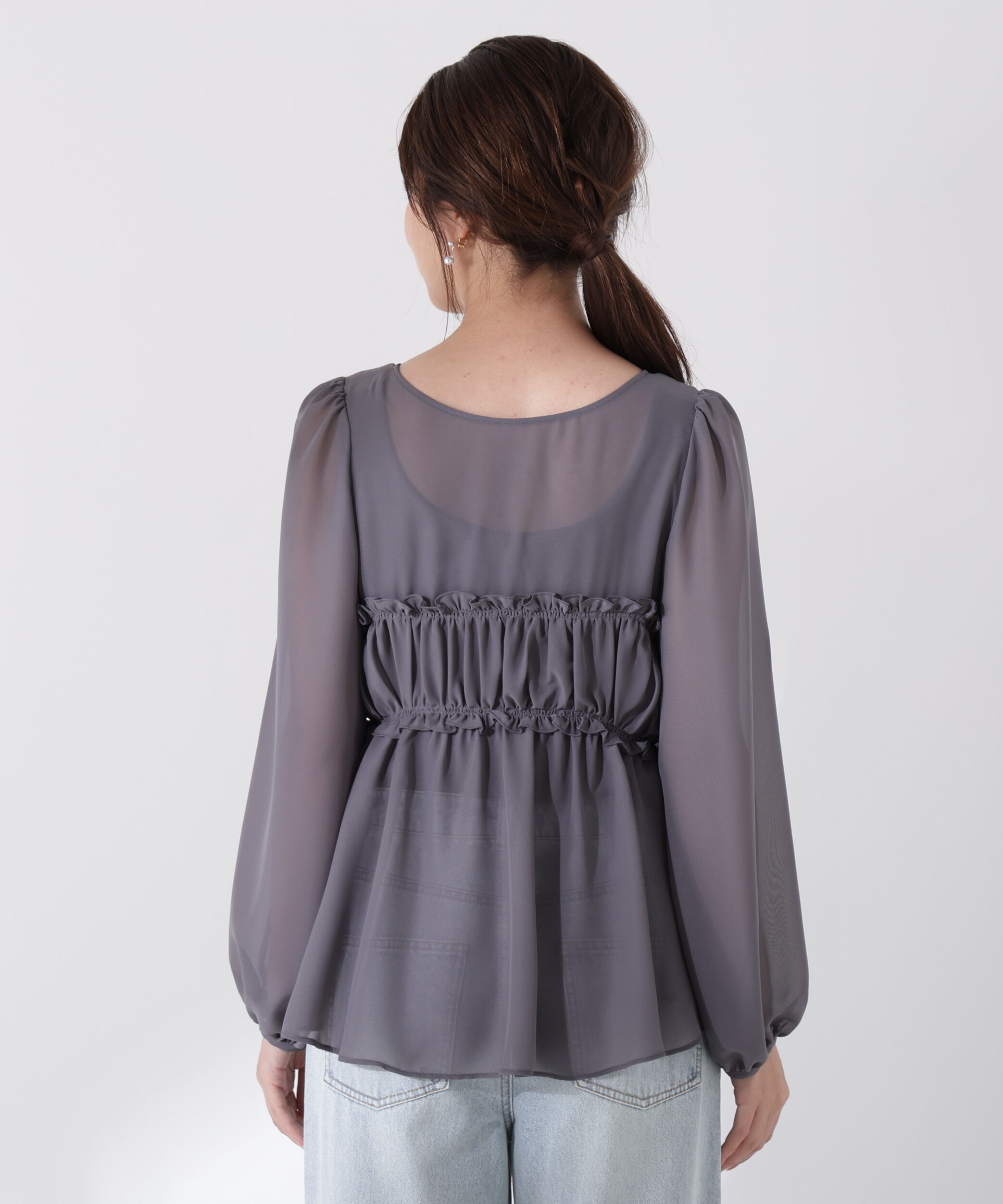 PROPORTION BODY DRESSING「シフォンブラウス」|シャツ・ブラウス|