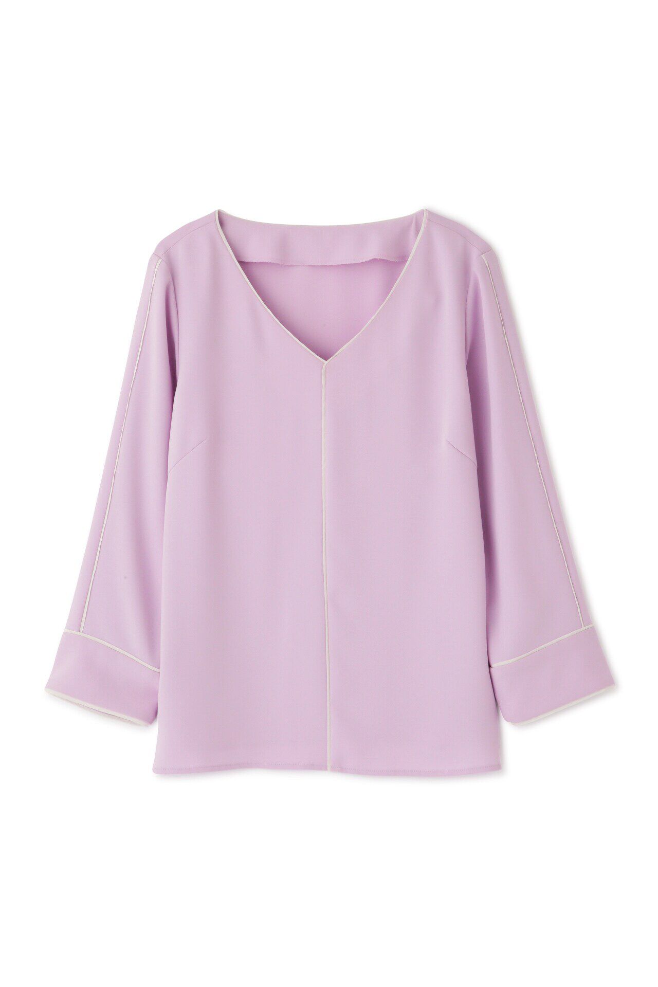  「◆バイカラーブラウス」|シャツ・ブラウス|