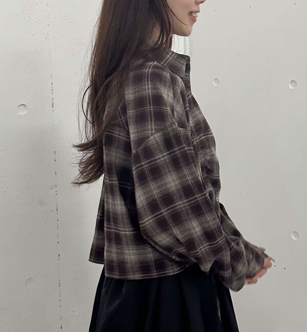archives「ドロストチェックネルシャツ」|シャツ・ブラウス|