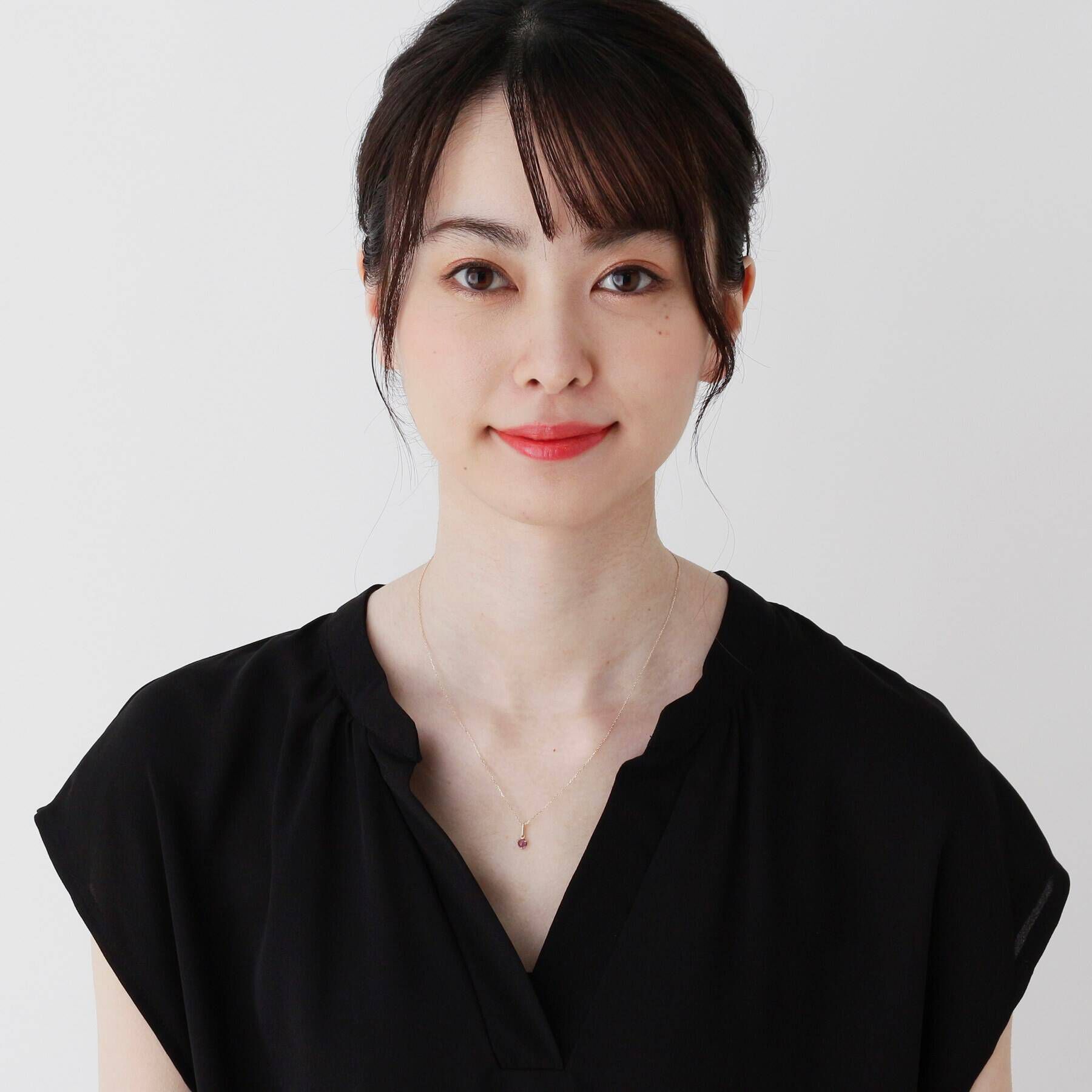 COCOSHNIK「【WEB限定】K10スピリチュアルストーン（アメシスト）ネックレス」|ネックレス|