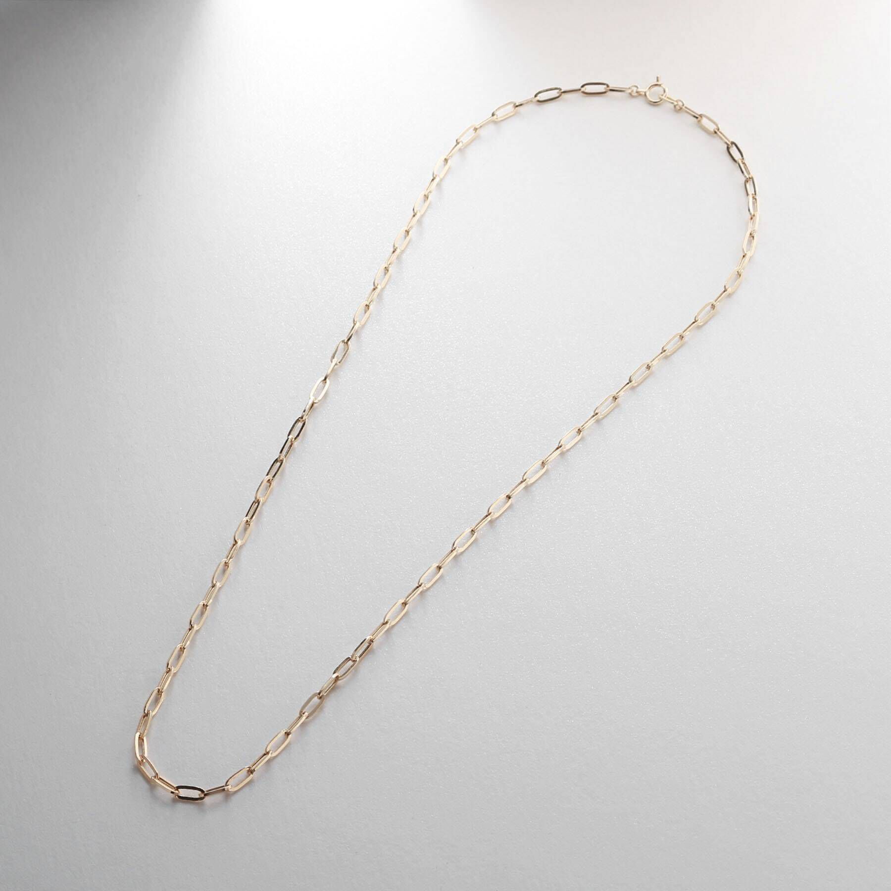 COCOSHNIK「K10中空プリムケーブルチェーン ネックレス」|ネックレス|