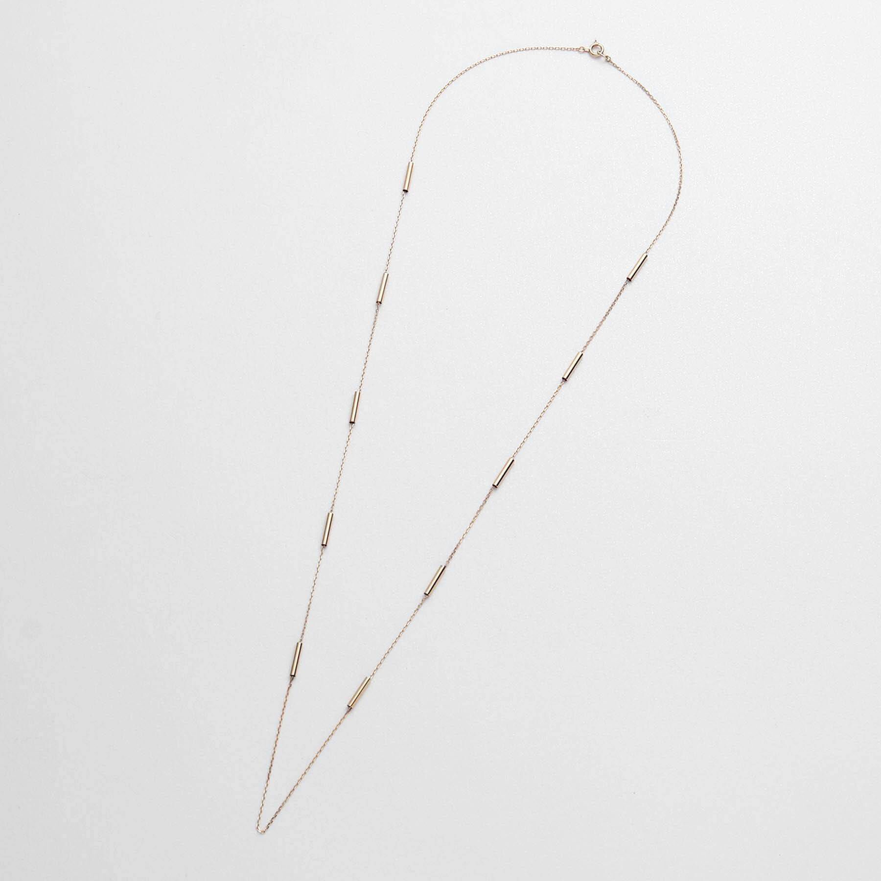 COCOSHNIK「K10パイプステーション ネックレス」|ネックレス|