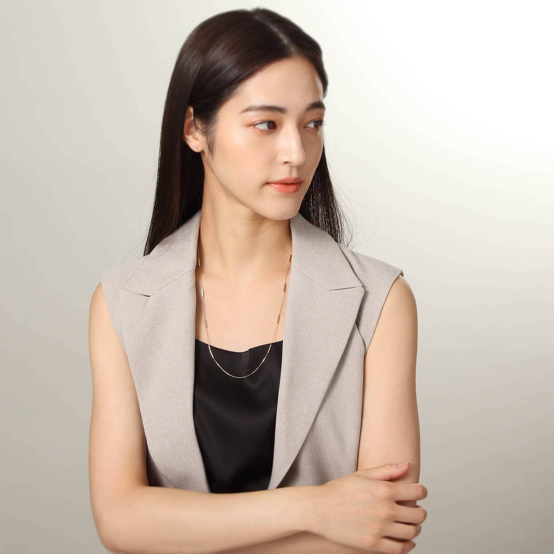 COCOSHNIK「K10パイプステーション ネックレス」|ネックレス|