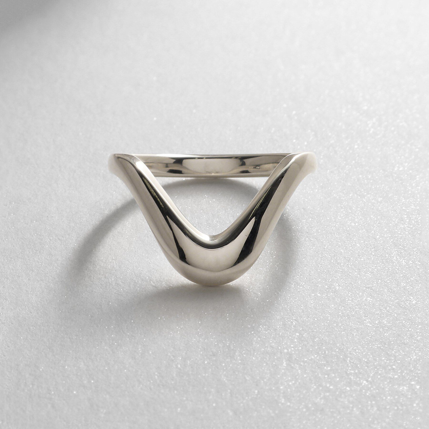 COCOSHNIK ONKITSCH「シルバー ニュアンスリング ドリップ」|リング|