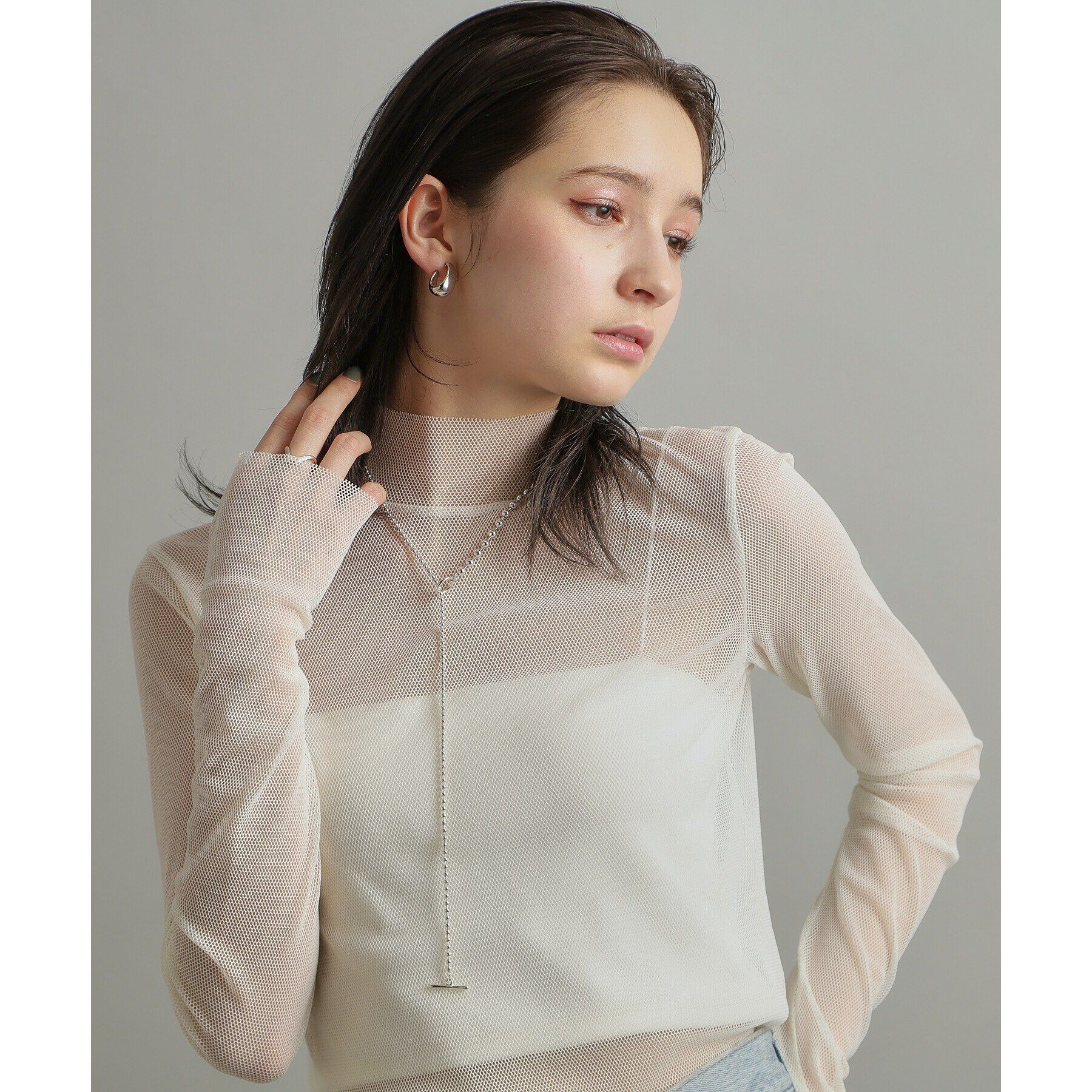 COCOSHNIK ONKITSCH「シルバー ニュアンスリング ドリップ」|リング|