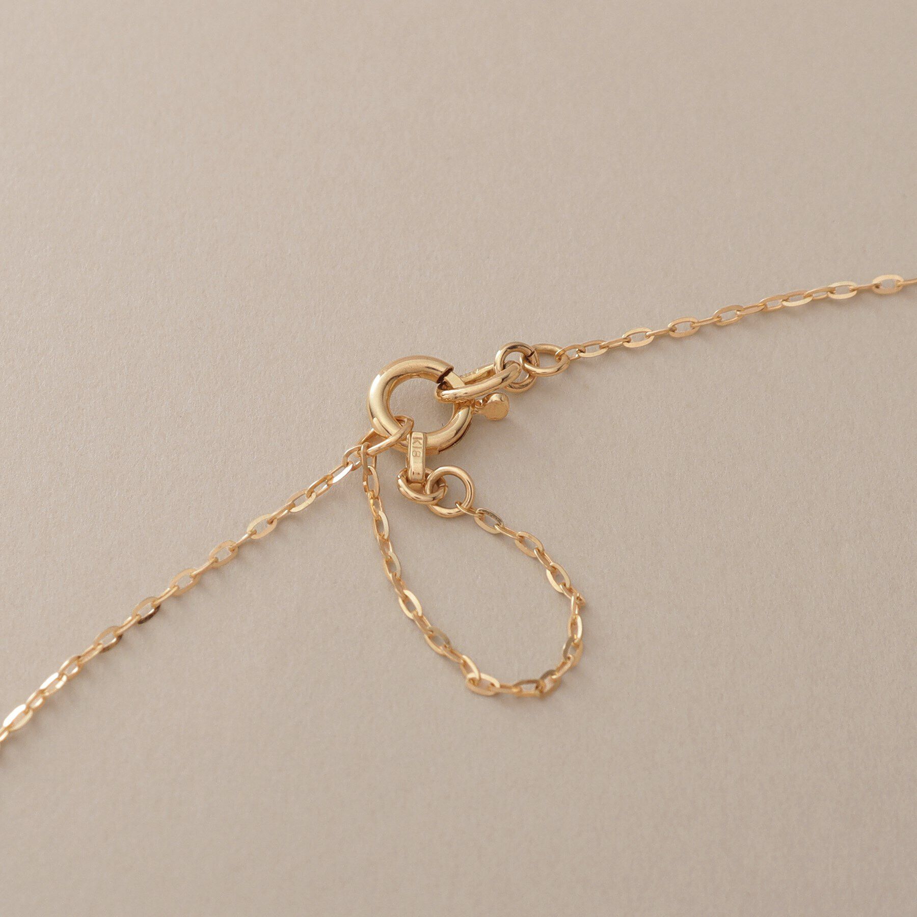 COCOSHNIK「K18テクスチャービーズ ネックレス」|ネックレス|