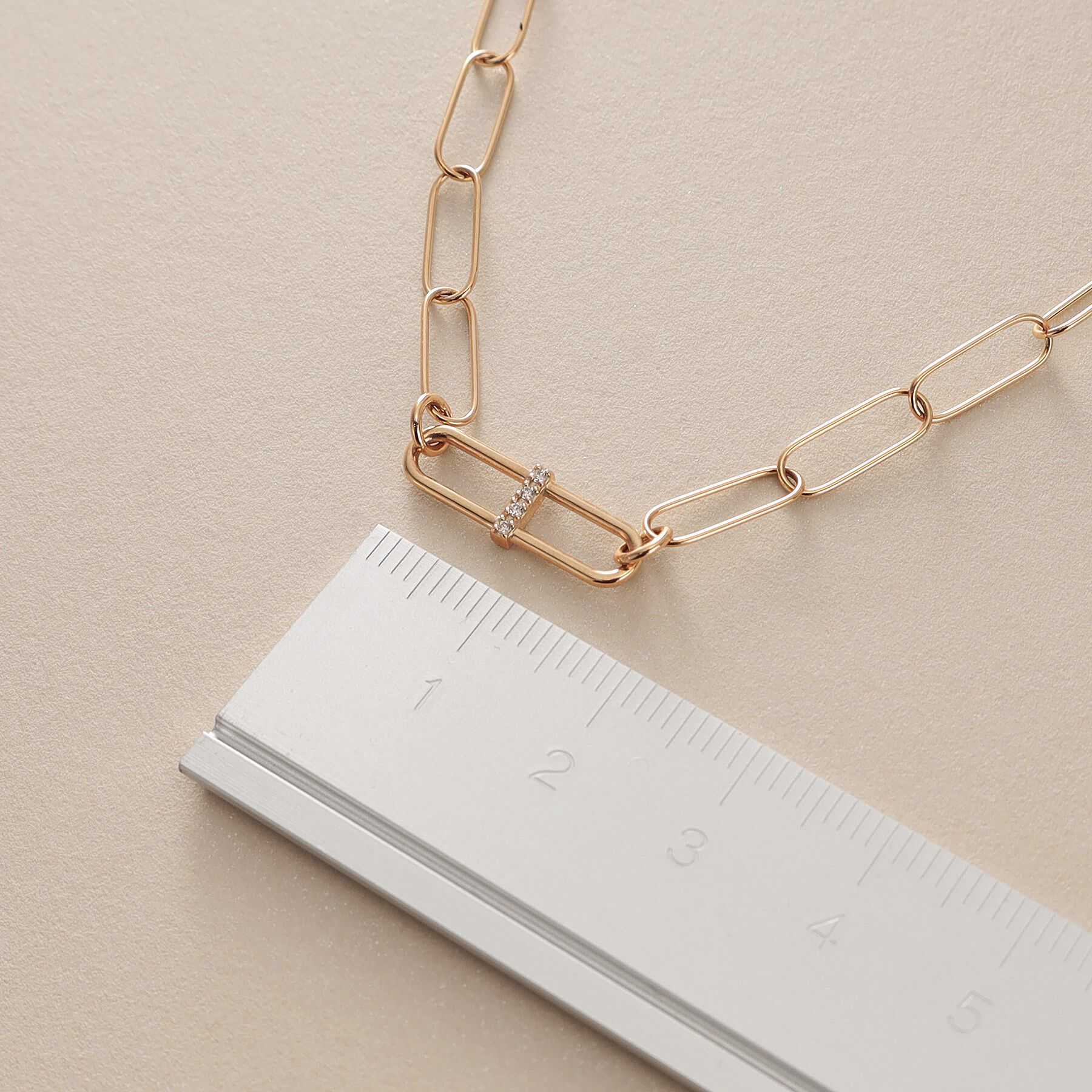 COCOSHNIK「K10ダイヤモンド PCモチーフグラデーション ネックレス」|ネックレス|