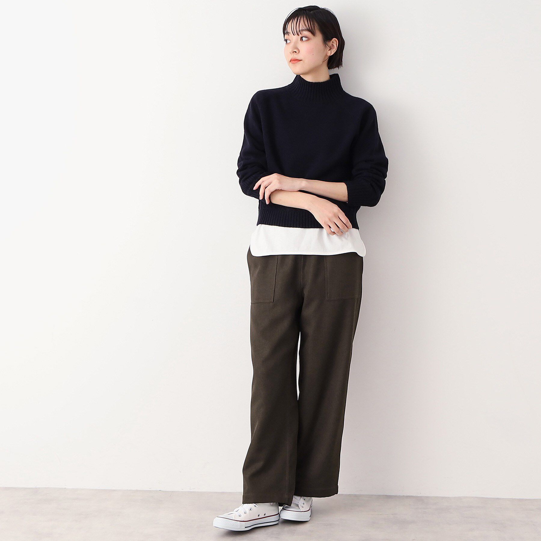 Dessin「【ウエストゴム・裏付き・洗える】アウトポケット付きパンツ（XS～L）」|その他|