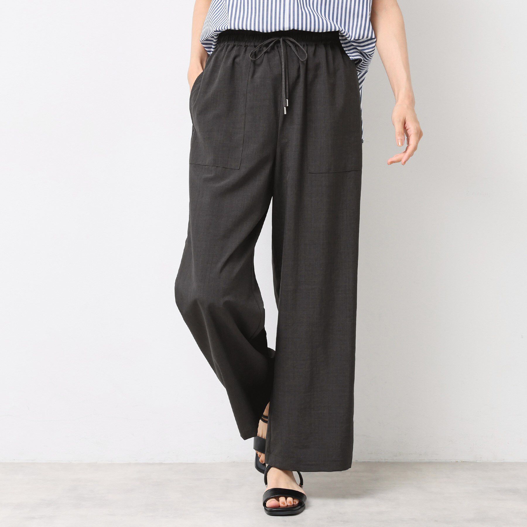 Dessin「【ウエストゴム・洗える】アウトポケットワイドパンツ（XS～L）」|その他|