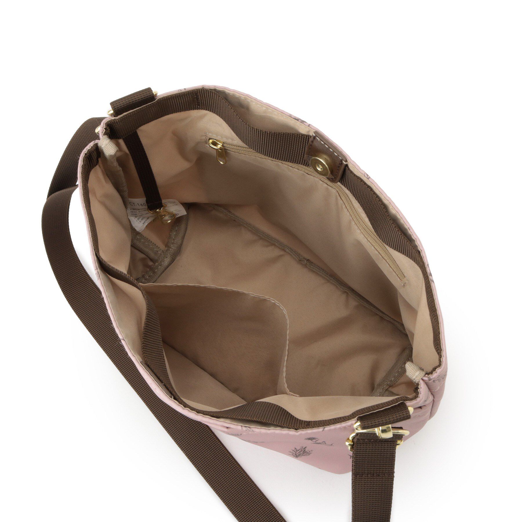 ITS&rsquo;DEMO「【2WAY】花柄バッグインバッグ」|ショルダー・メッセンジャー|