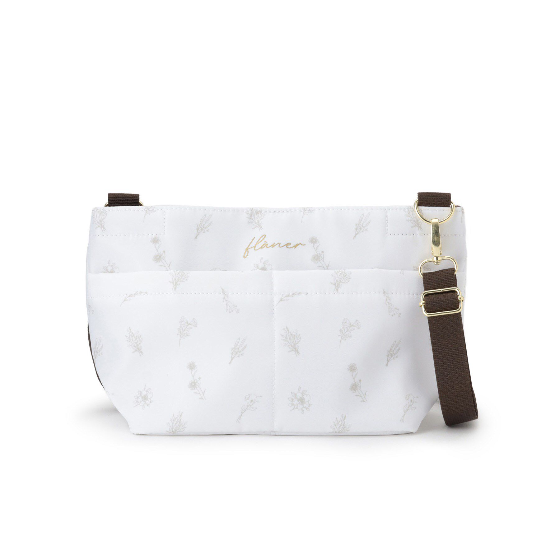 ITS&rsquo;DEMO「【2WAY】花柄バッグインバッグ」|ショルダー・メッセンジャー|