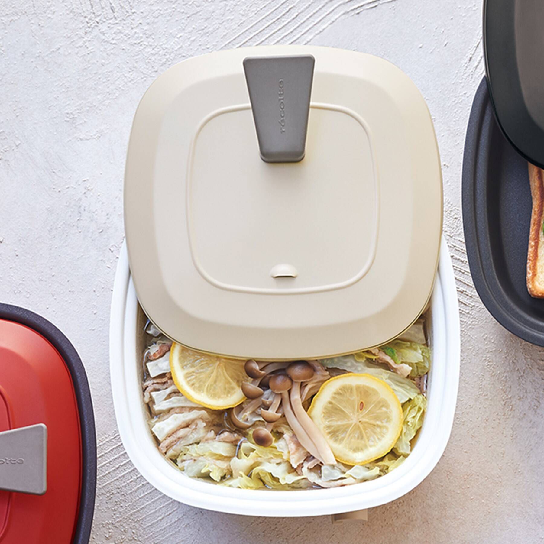 212 KITCHEN STORE「◆ポットデュオキャレ WH ＜recolte レコルト＞」|食器・キッチングッズ|