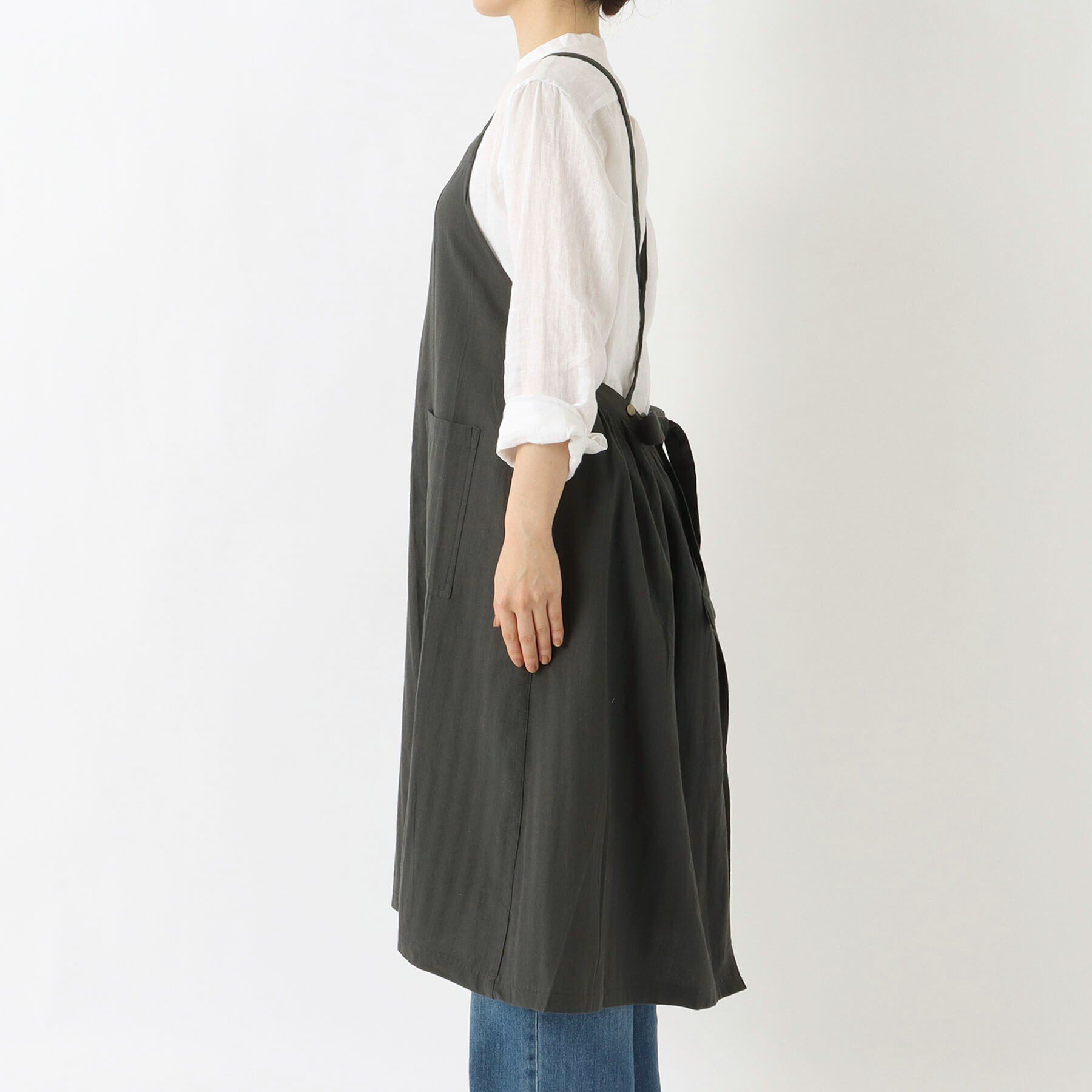 212 KITCHEN STORE「ライトウィンド ロングエプロン BK」|食器・キッチングッズ|