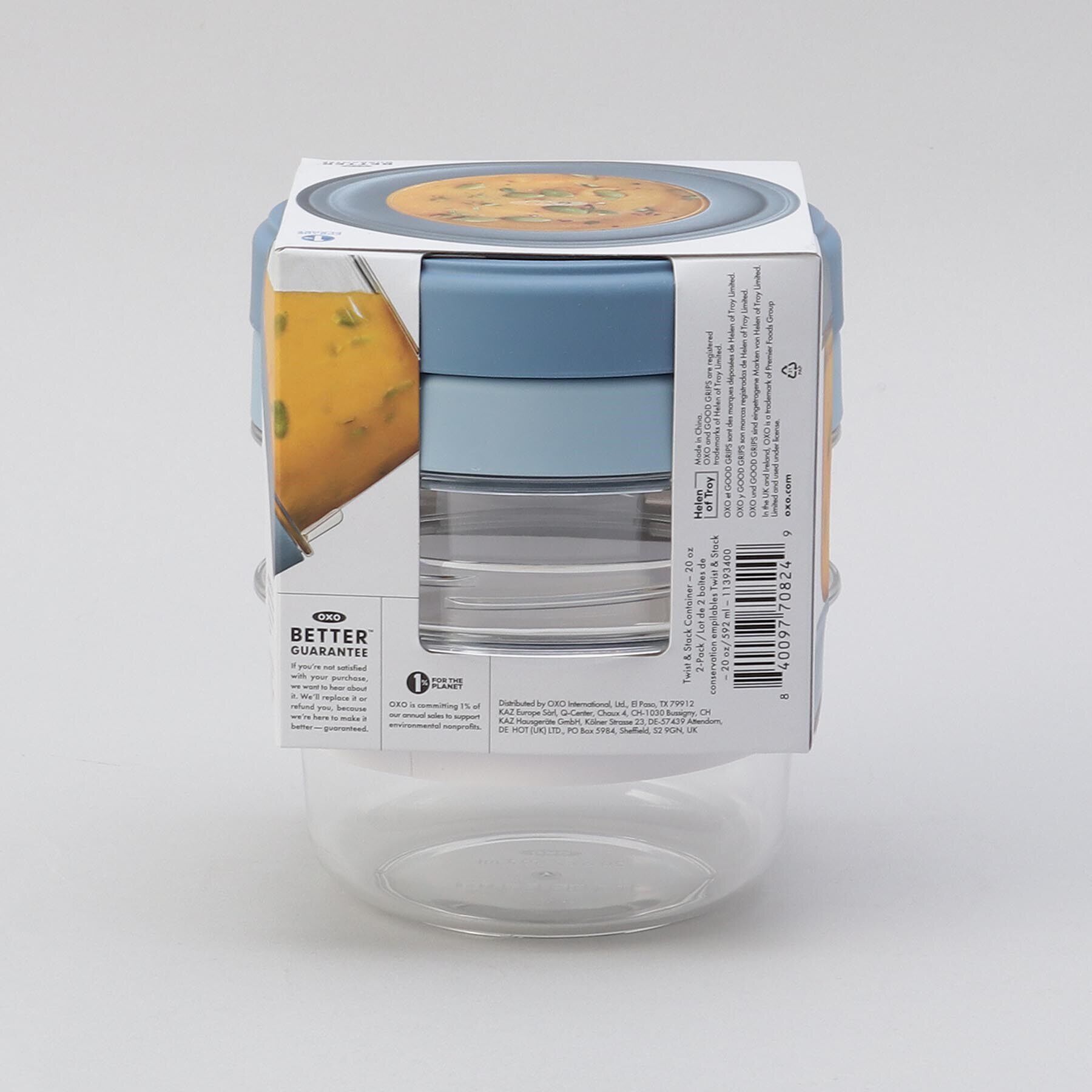 212 KITCHEN STORE「ツイスト＆スタックコンテナ 592ml 2ピースセット ＜OXO オクソー＞」|食器・キッチングッズ|
