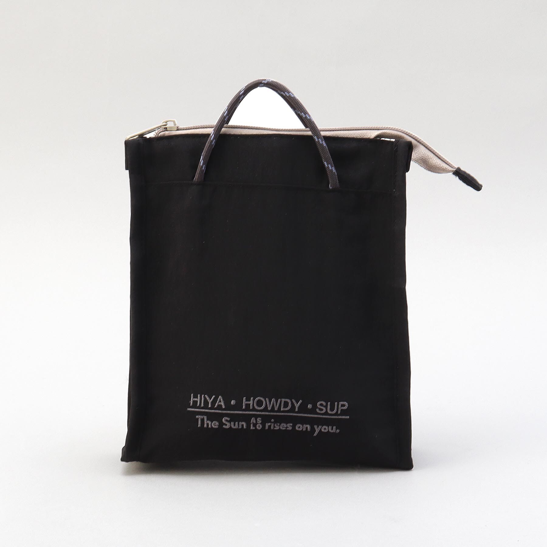 212 KITCHEN STORE「ロープ付きスクエア保冷バッグ BK」|食器・キッチングッズ|その他