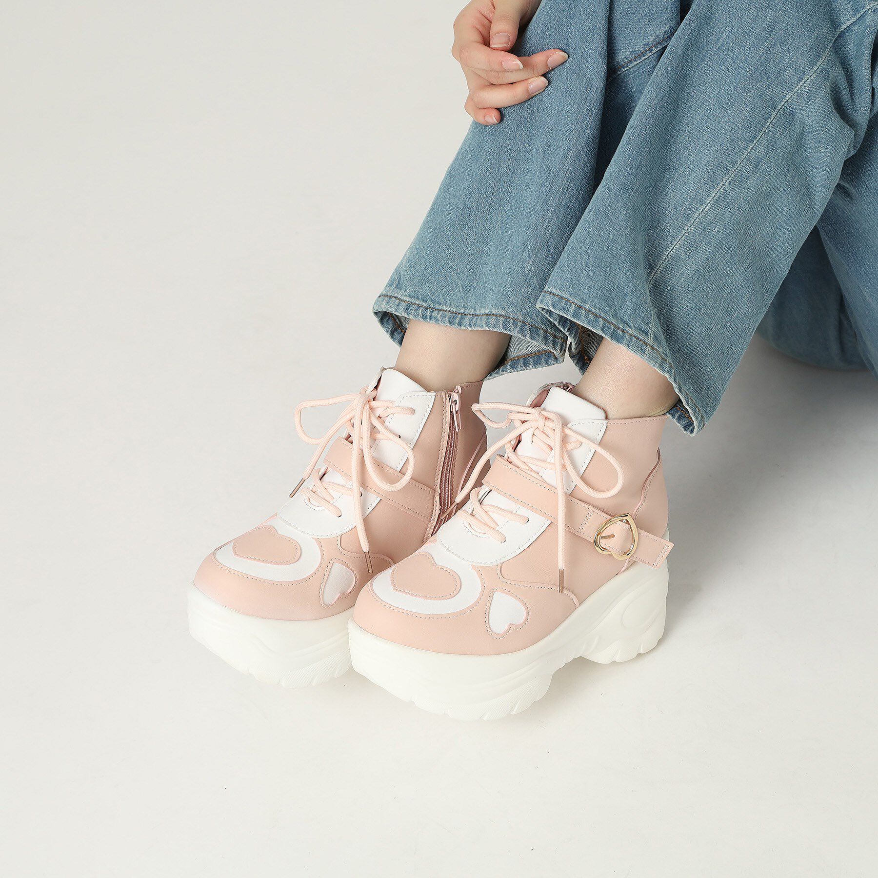 csT&P「厚底ハートハイカットスニーカー」|スニーカー|