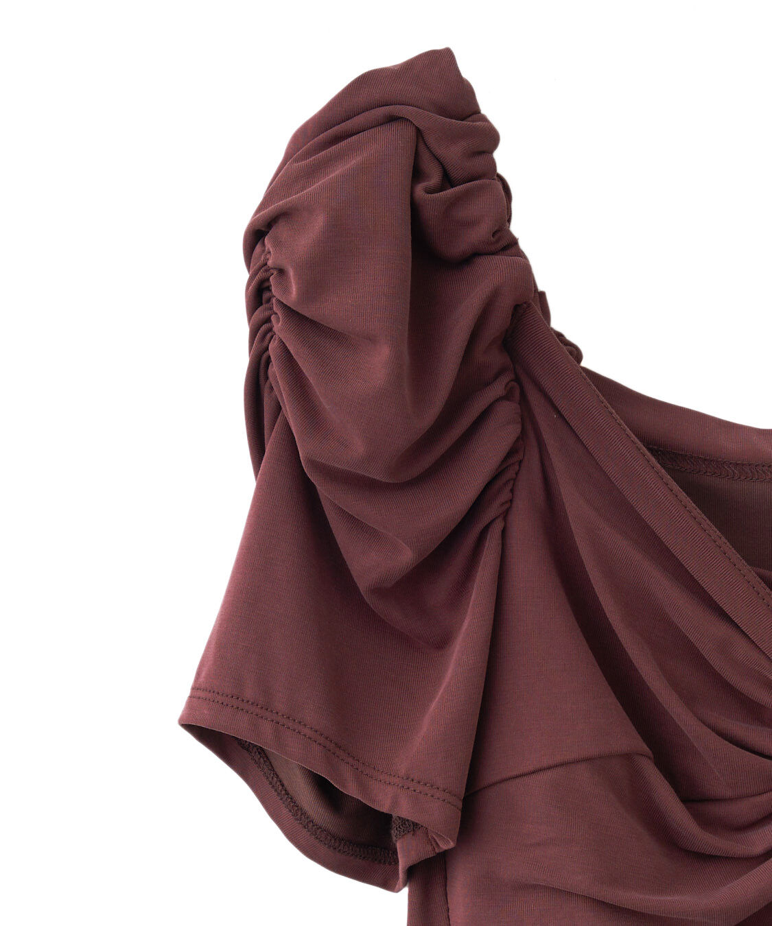 COCO DEAL「ツイストギャザーハーフスリーブカットソーブラウス」|Tシャツ・カットソー|