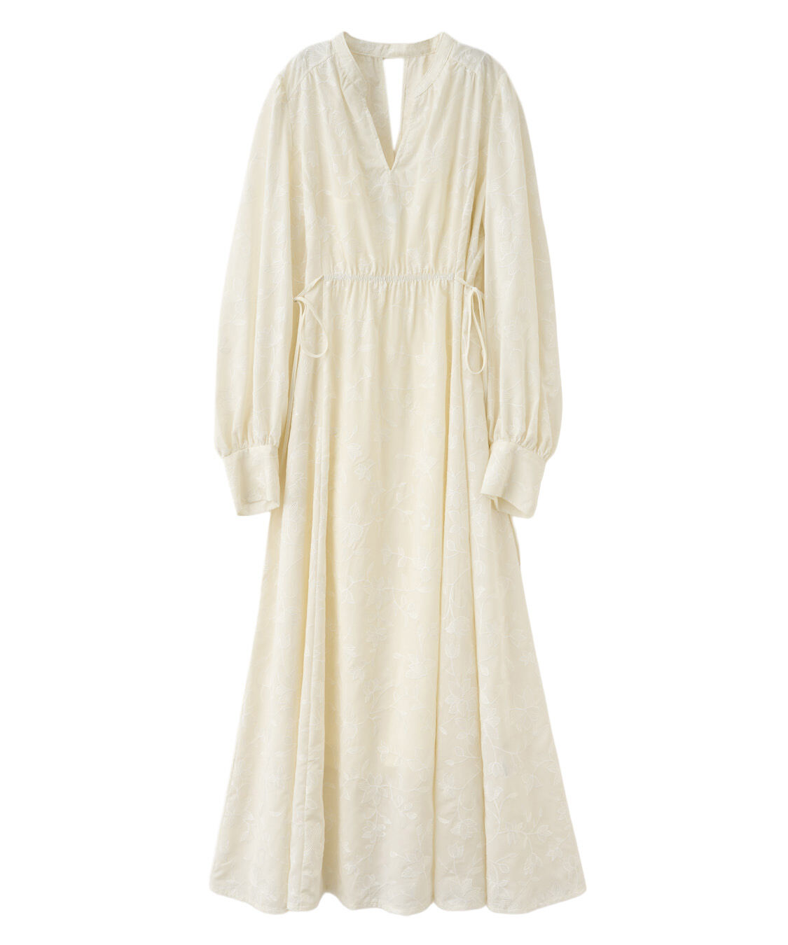 COCO DEAL「エンブロイダリーフレアワンピース」|ワンピース|アイボリー