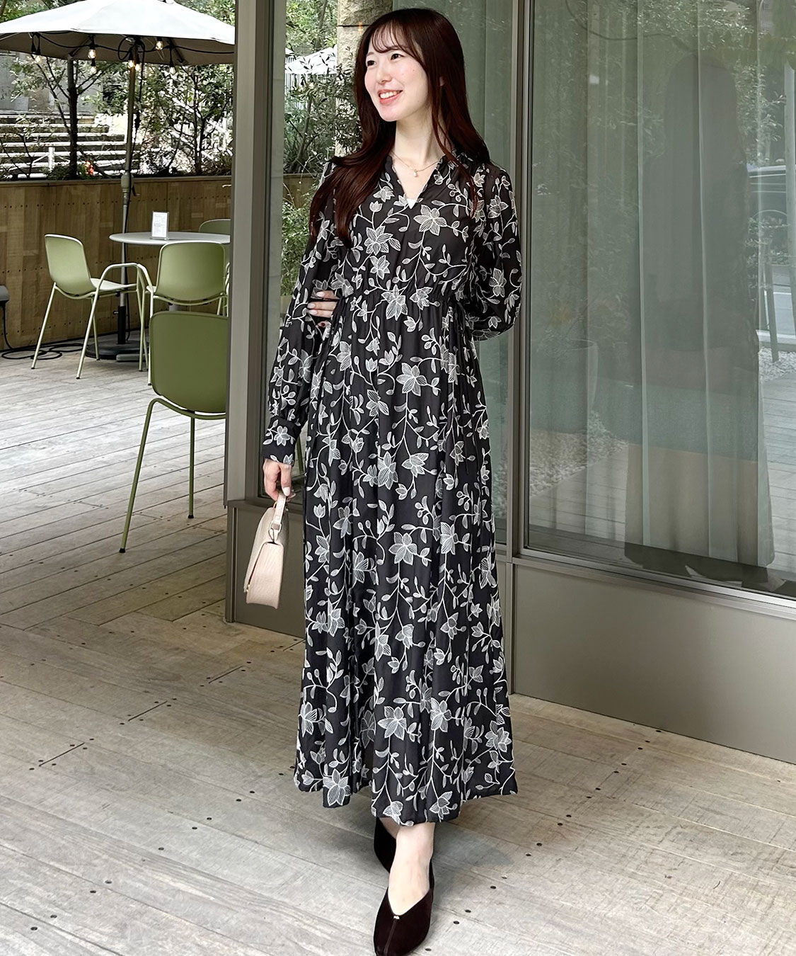 COCO DEAL「エンブロイダリーフレアワンピース」|ワンピース|